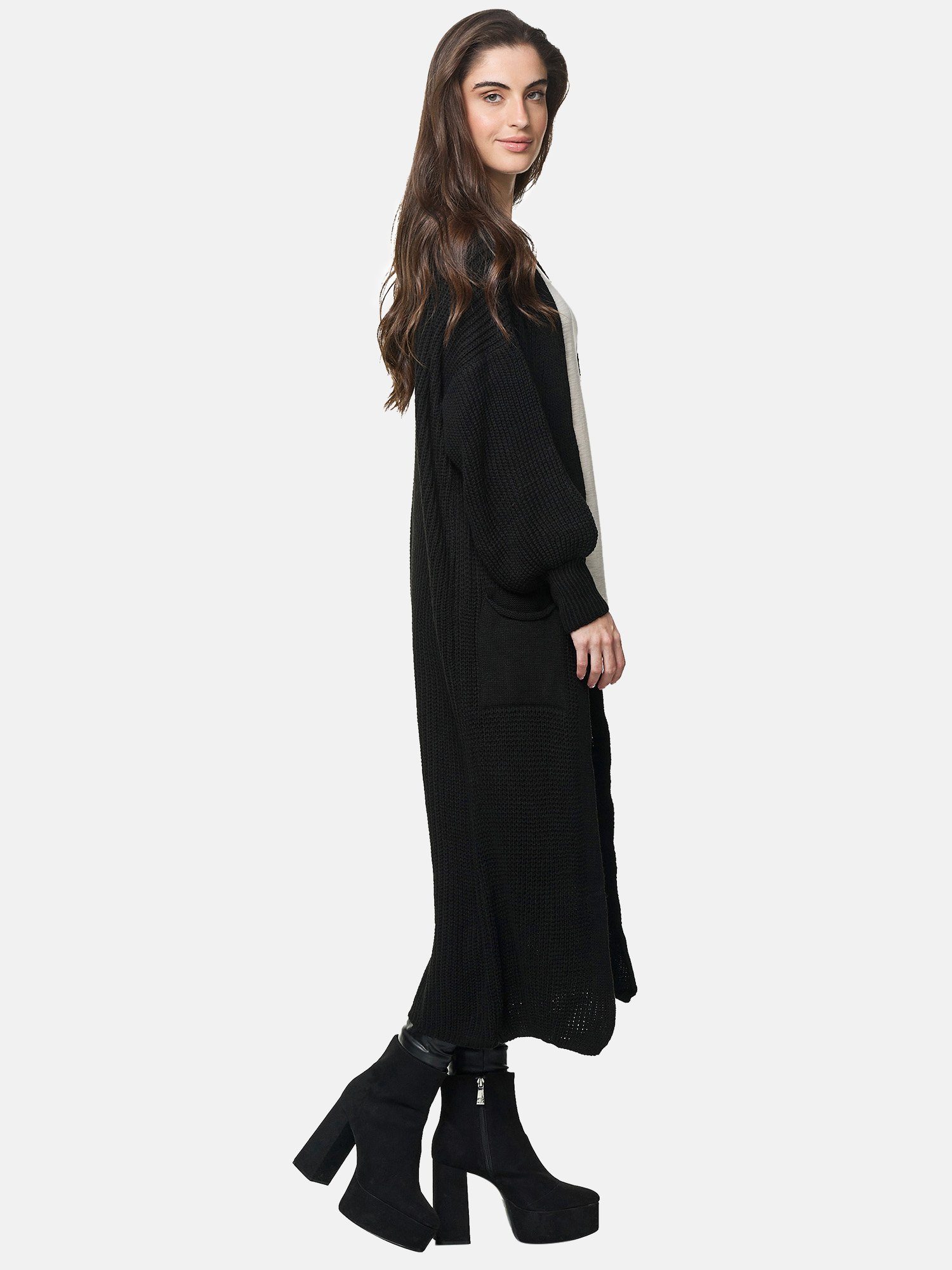 Elara Cardigan Elara Langer Damen Cardigan günstig online kaufen
