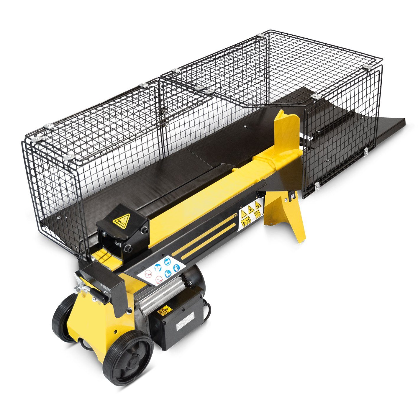 BAMATO Holzspalter HO-7E, Spaltgutlänge bis 52 cm, Spaltgutdurchmesser bis 25 cm, (1-St), Fahrwerk, stufenlose Spalthubeinstellung, vorbefüllt mit Hydrauliköl