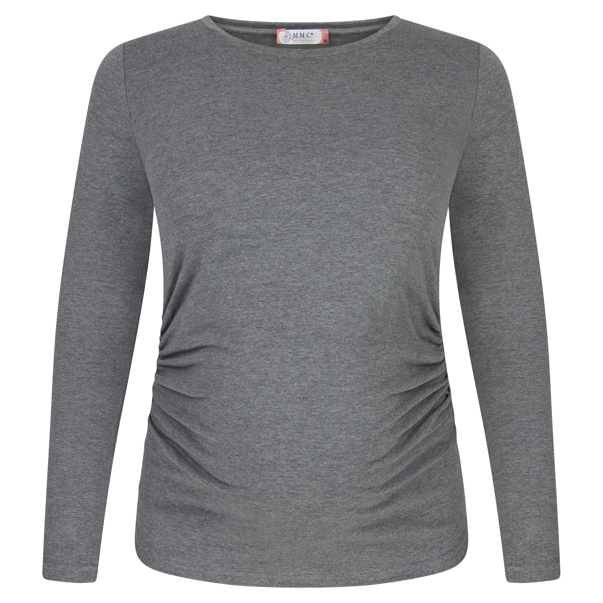 M.M.C. Umstandsshirt Langarm Basic Umstandsmode (3-tlg)