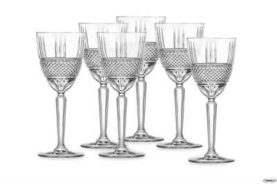 RCR Weinglas RCR Brillante Goblet 3 6er set, Glas