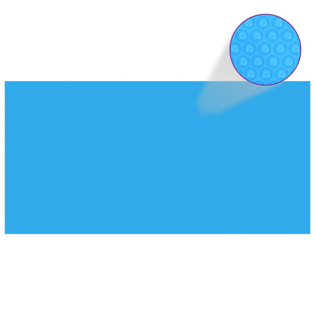 vidaXL Pool-Abdeckplane 600 x 300 cm Poolplane Poolabdeckung Abdeckplane Blau 600x300 cm PE