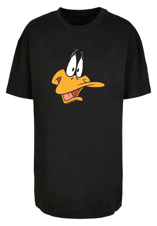 F4NT4STIC Kurzarmshirt Damen Daffy Duck Face with Ladies Oversized  Boyfriend Tee (1-tlg)