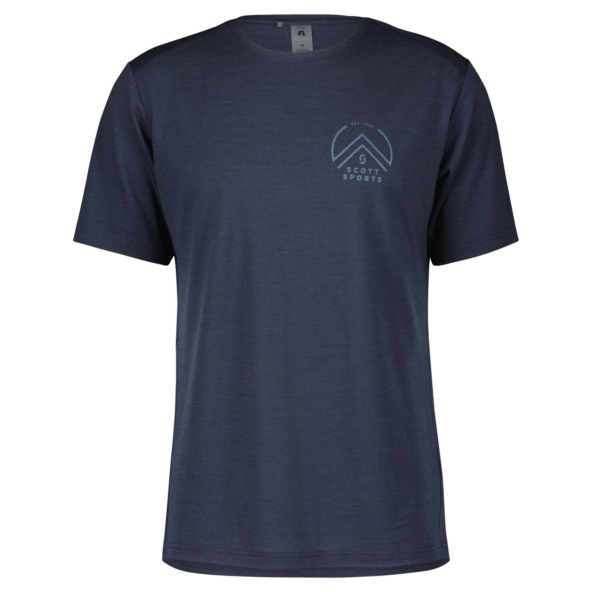 Scott T-Shirt Scott M Defined Merino Tech S/sl Shirt Herren Dark Blue