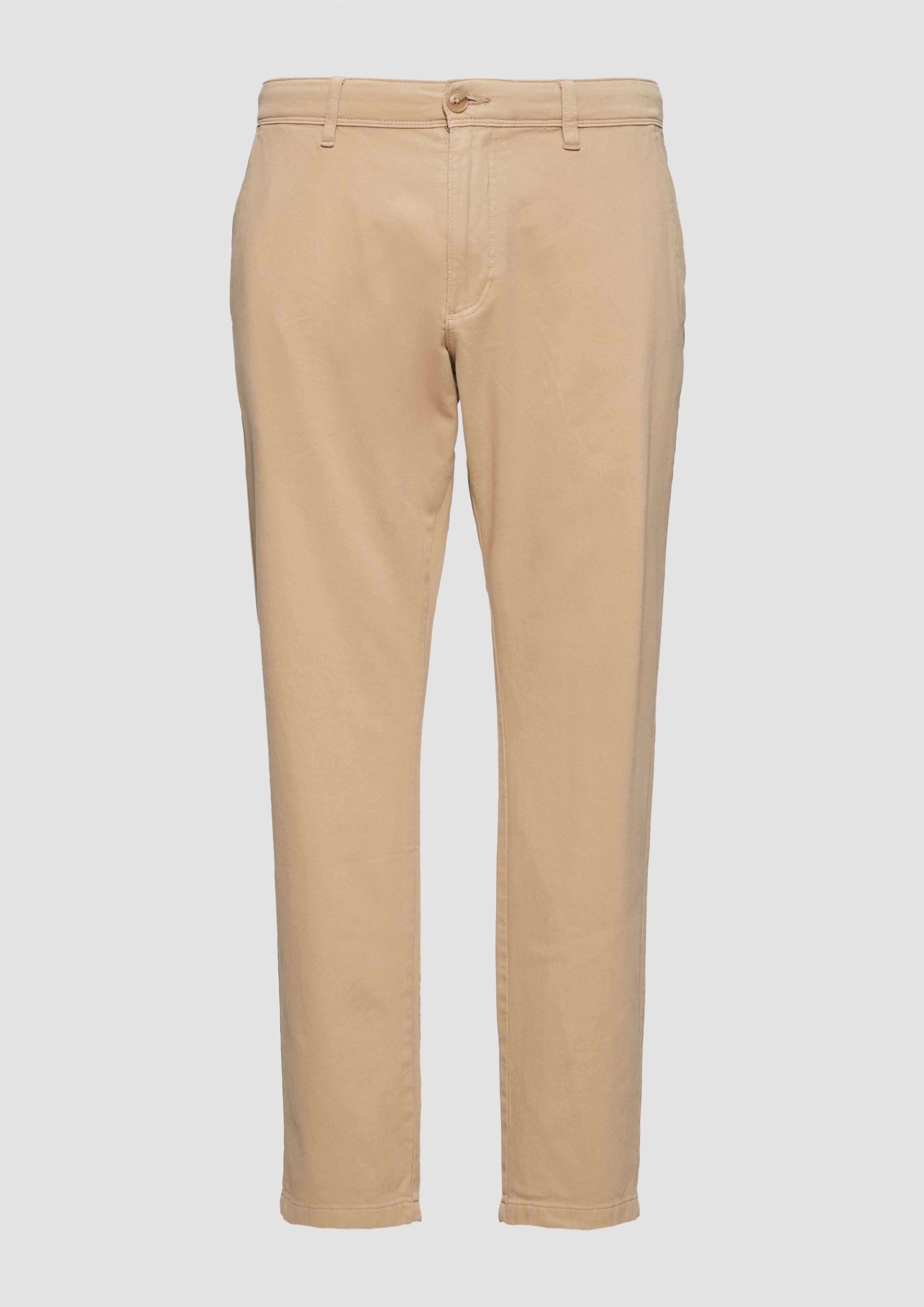 s.Oliver Stoffhose Regular Fit: Strukturierte Chino günstig online kaufen