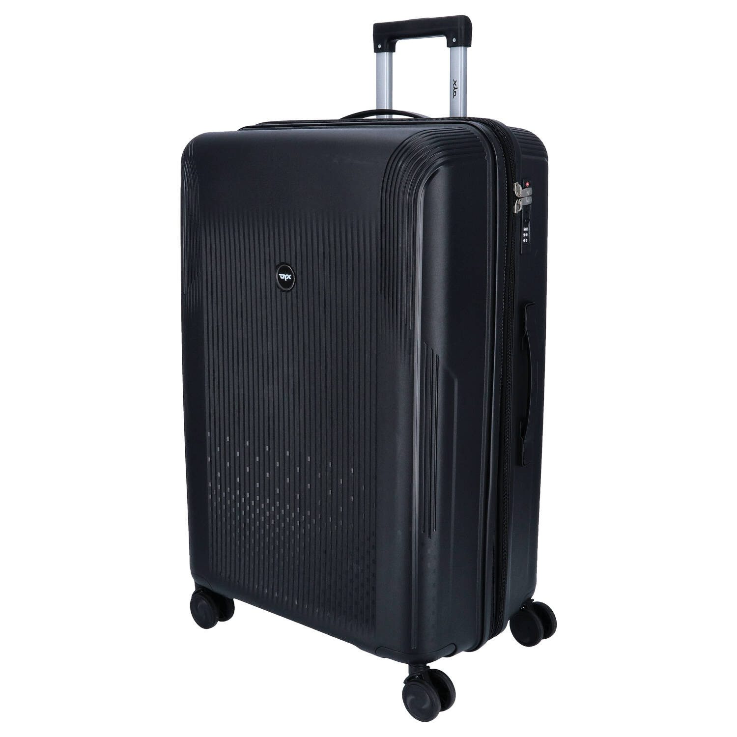 DYX Koffer DYX 4 Rollen Koffer L 76 cm Palermo Black, 4 Rollen Rollen