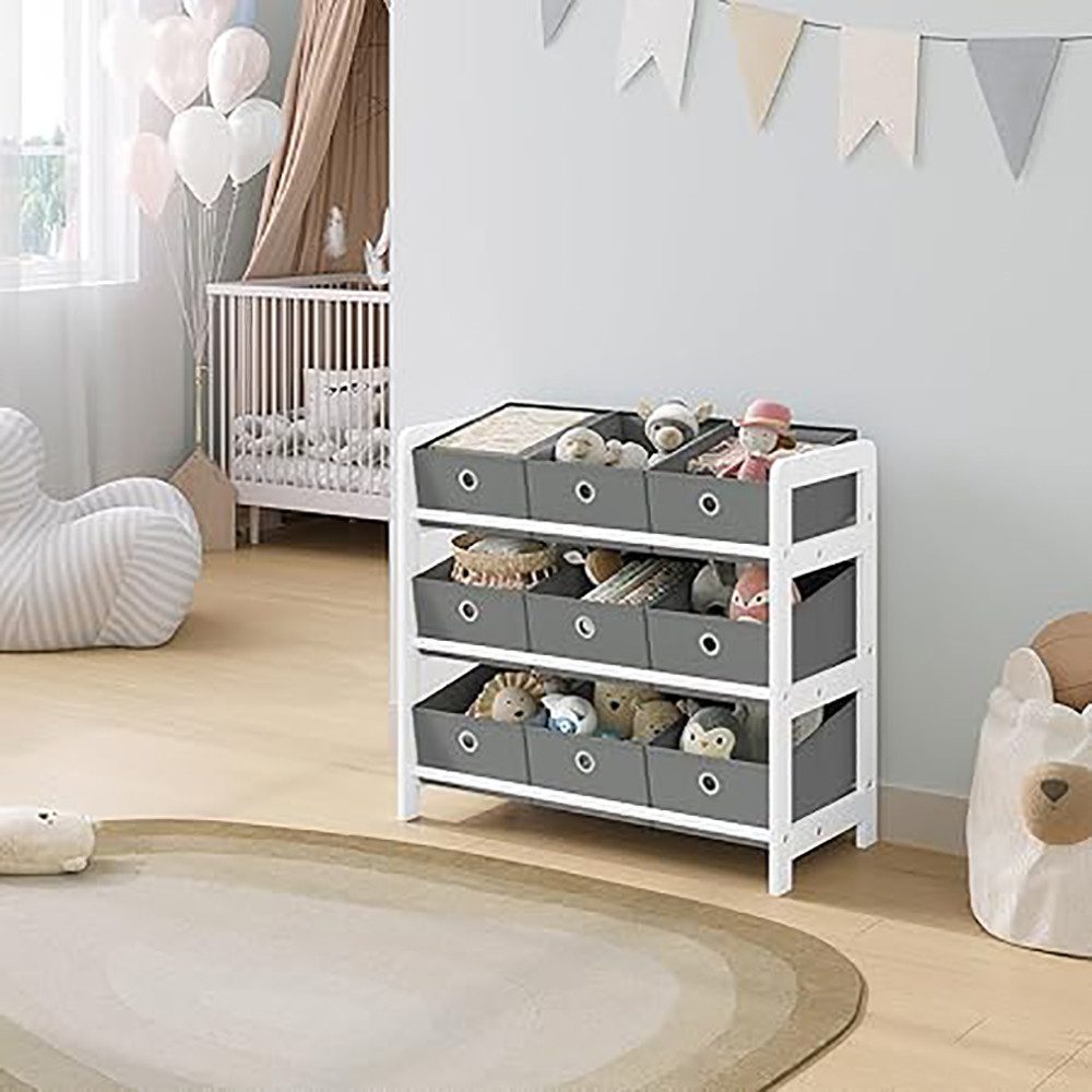 EUGAD Kinderregal, 1-tlg., mit 9 Boxen. günstig online kaufen
