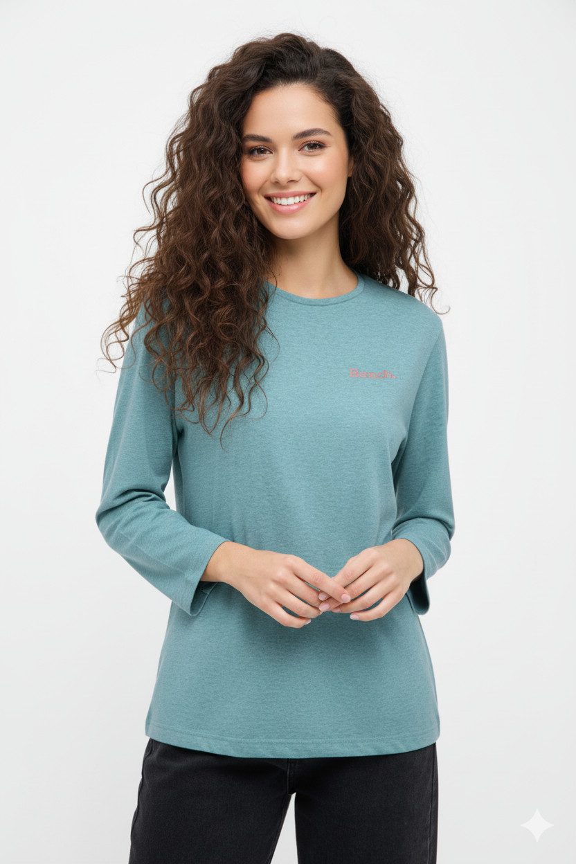 Bench. 3/4-Arm-Shirt ROMILEY tailliertes Basic mit günstig online kaufen