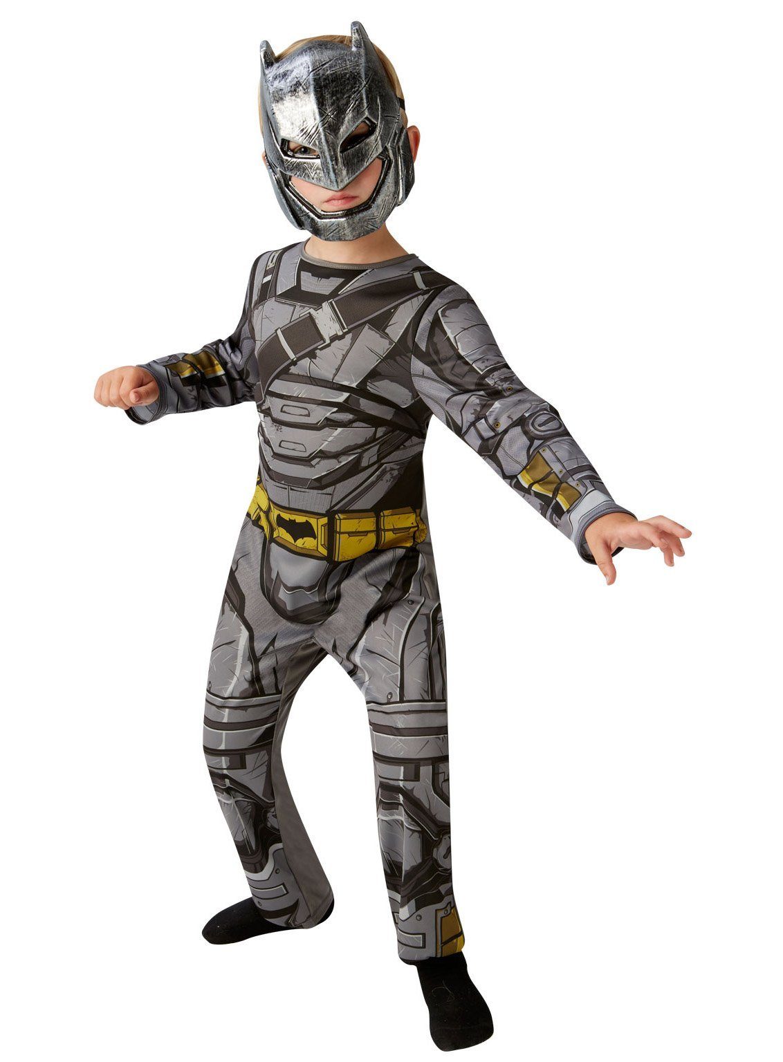Rubie´s Kostüm Batman Dawn of Justice Kostüm für Kinder, Einfaches Batman- Kostüm im 'Dawn of Justice'-Look