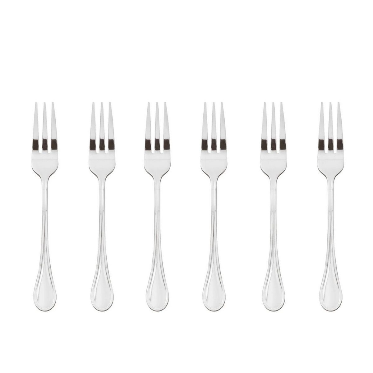 sambonet Kuchengabel Royal Edelstahl 18/10, Set 6-tlg.