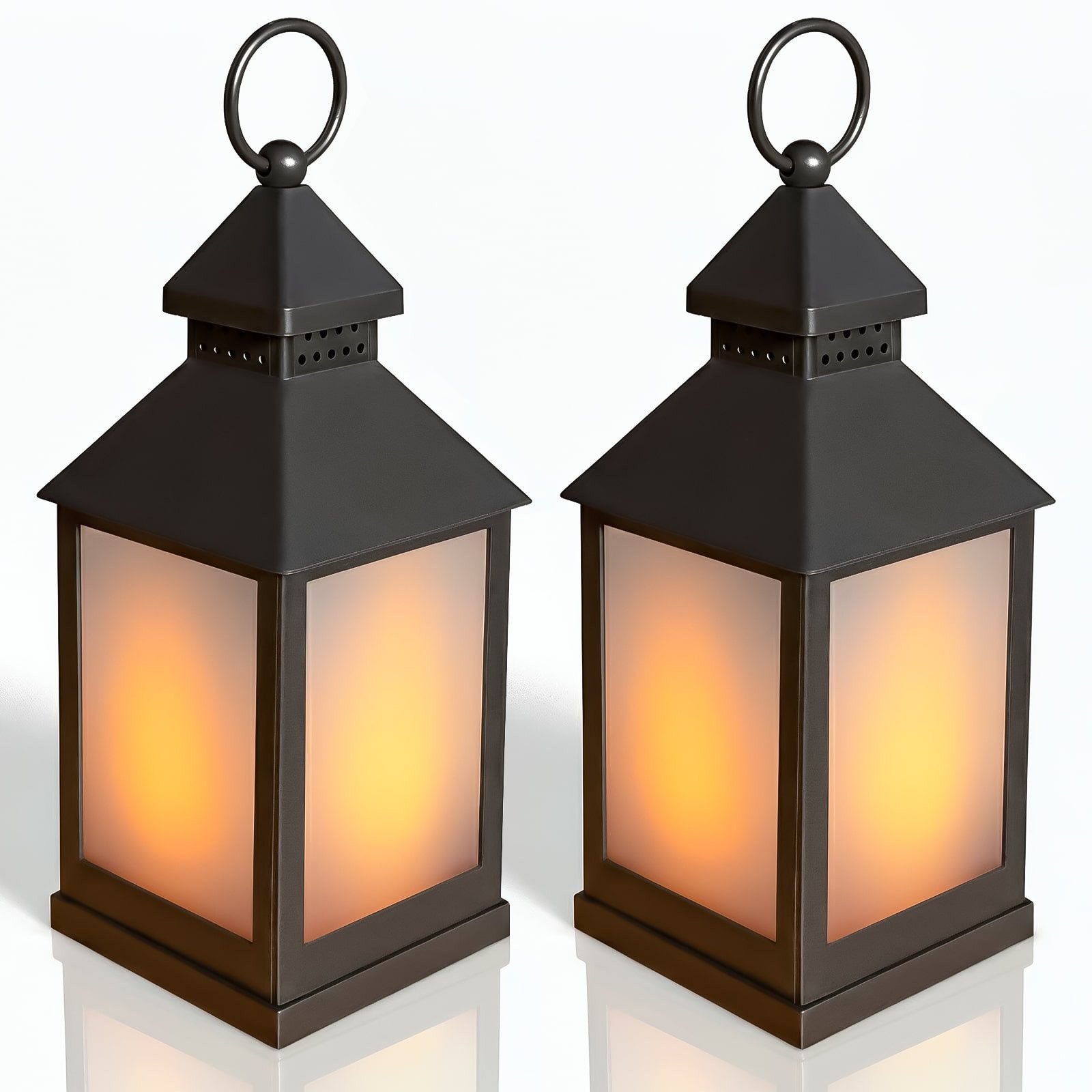 EAXUS LED Laterne Sturmlaterne mit Flammeneffekt Kerze - Wohnzimmer & Garte günstig online kaufen