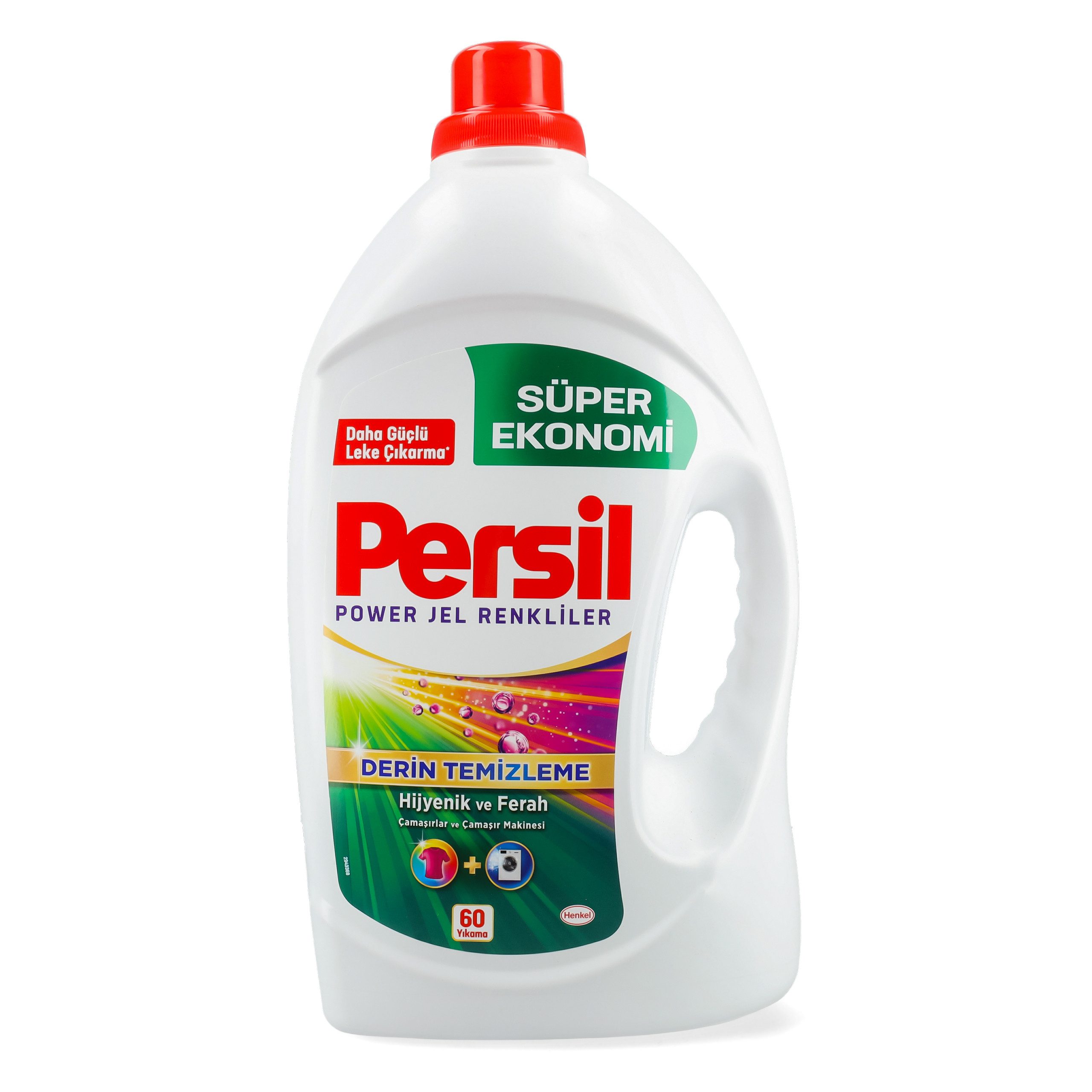 KomfortHome Persil Deep Clean Gel 3,9L Tiefenrein Universal Color Waschmittel XXL Feinwaschmittel (Flüssigwaschmittel Buntwäsche ab 20°C Energiesparend Hygienisch XXL, [- 1 Flasche 3900 ml)