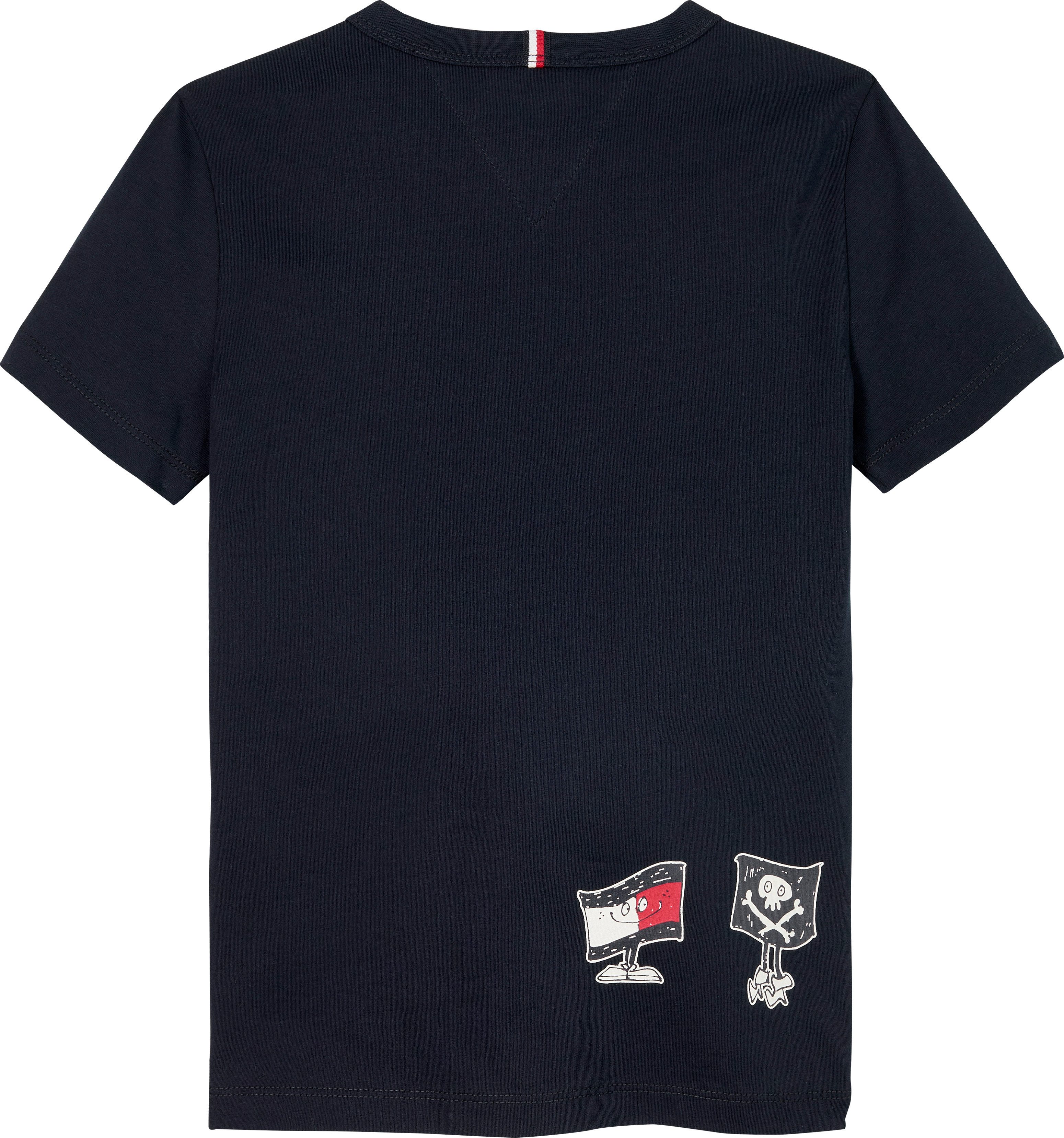 Tommy Hilfiger T-Shirt FLAG FUN TEE SS mit Grafik-Logo