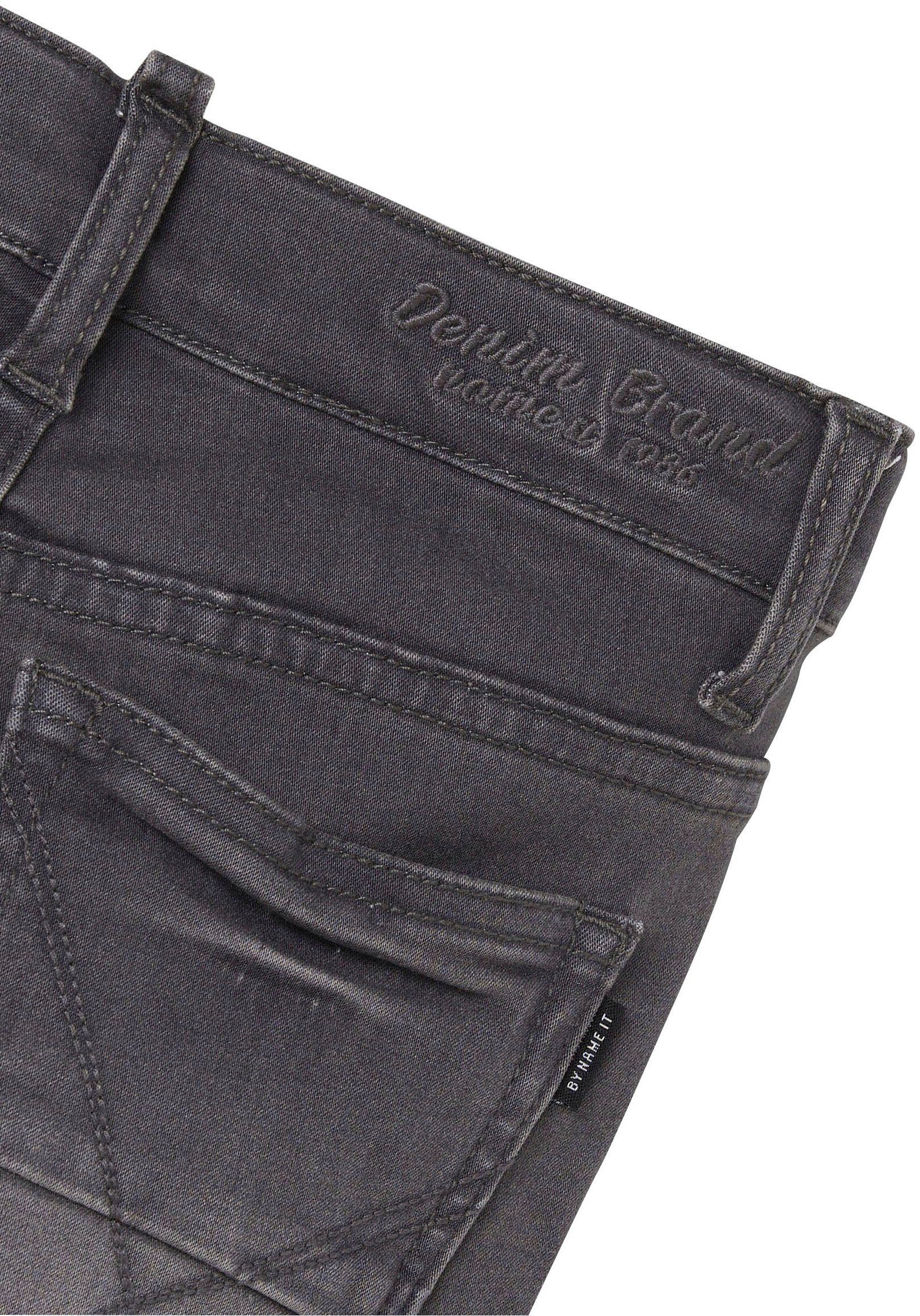 grey It denim dark Stretch-Jeans Name