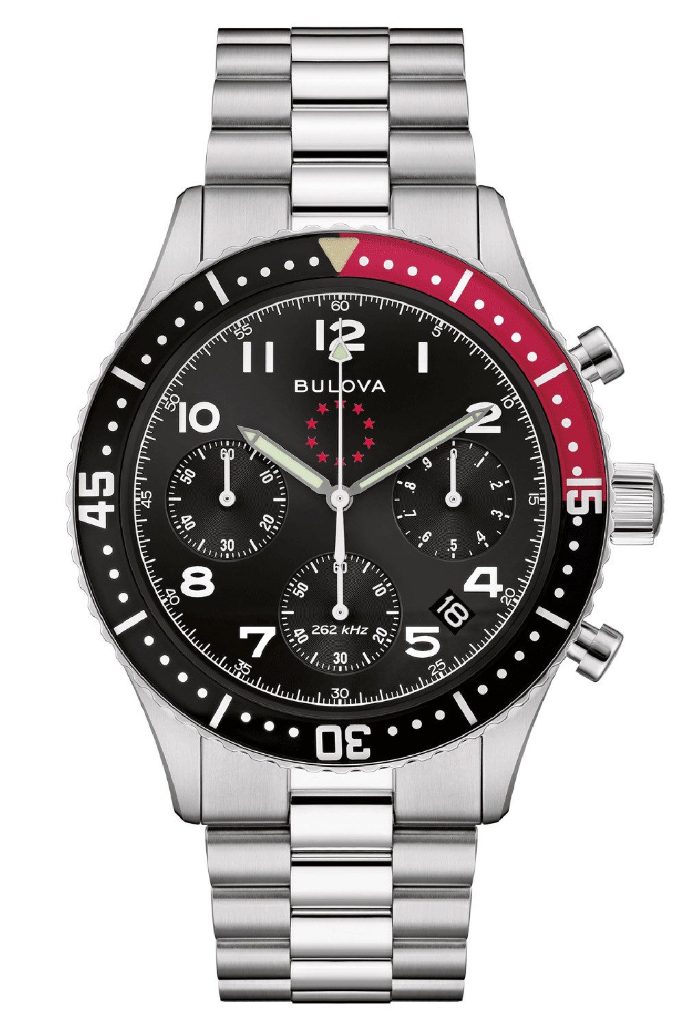 Bulova Quarzuhr Chronograph Marine Star Schwarz