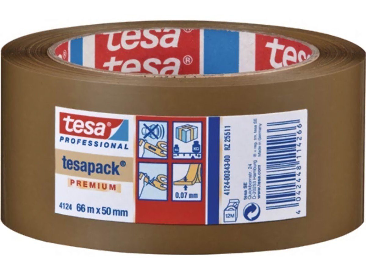 tesa Klebeband 6er Pack Verpackungsklebeband PVC günstig online kaufen
