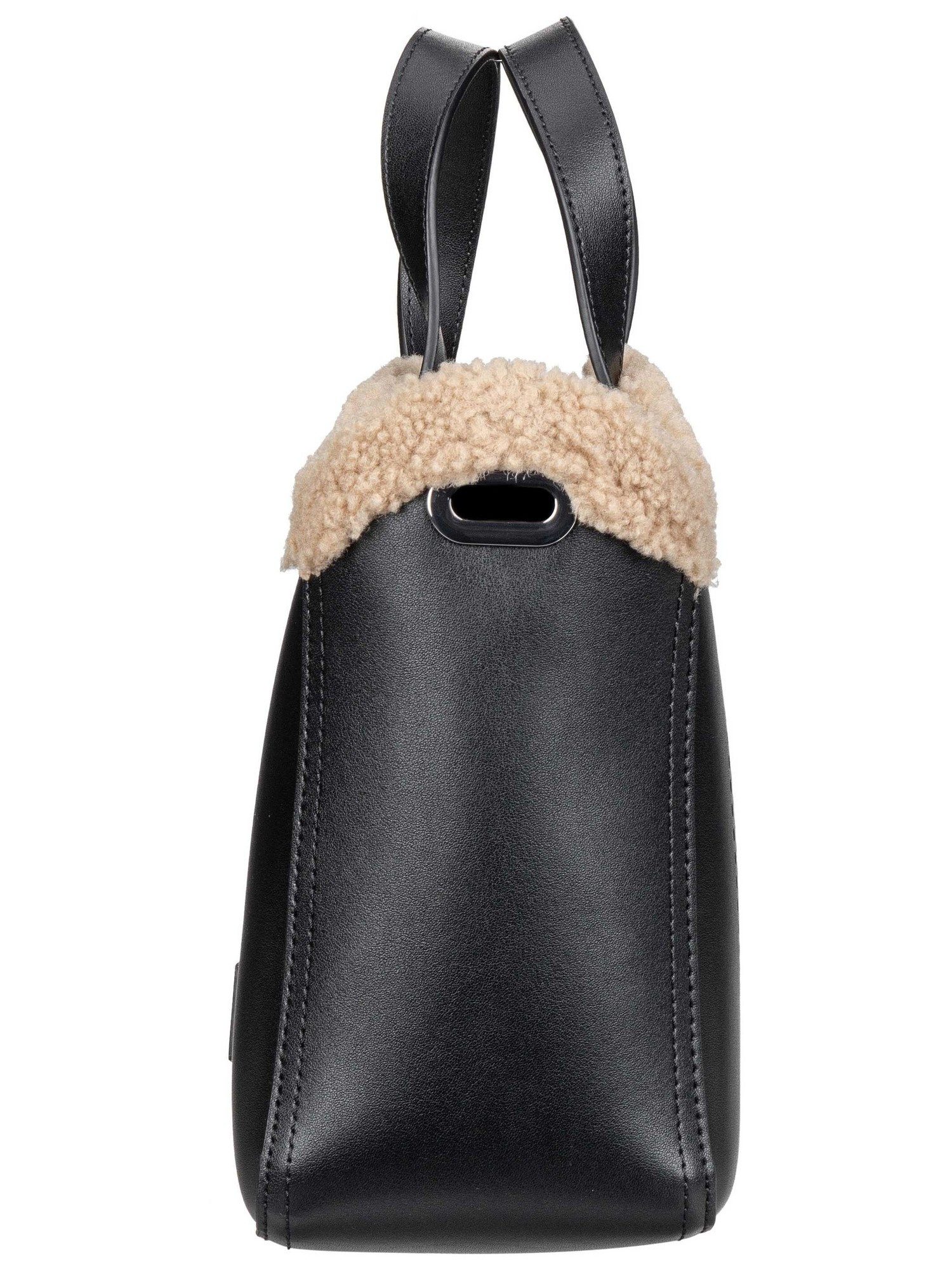 KARL LAGERFELD Handtasche K/Circle SP SM Shearling, Henkeltaschen
