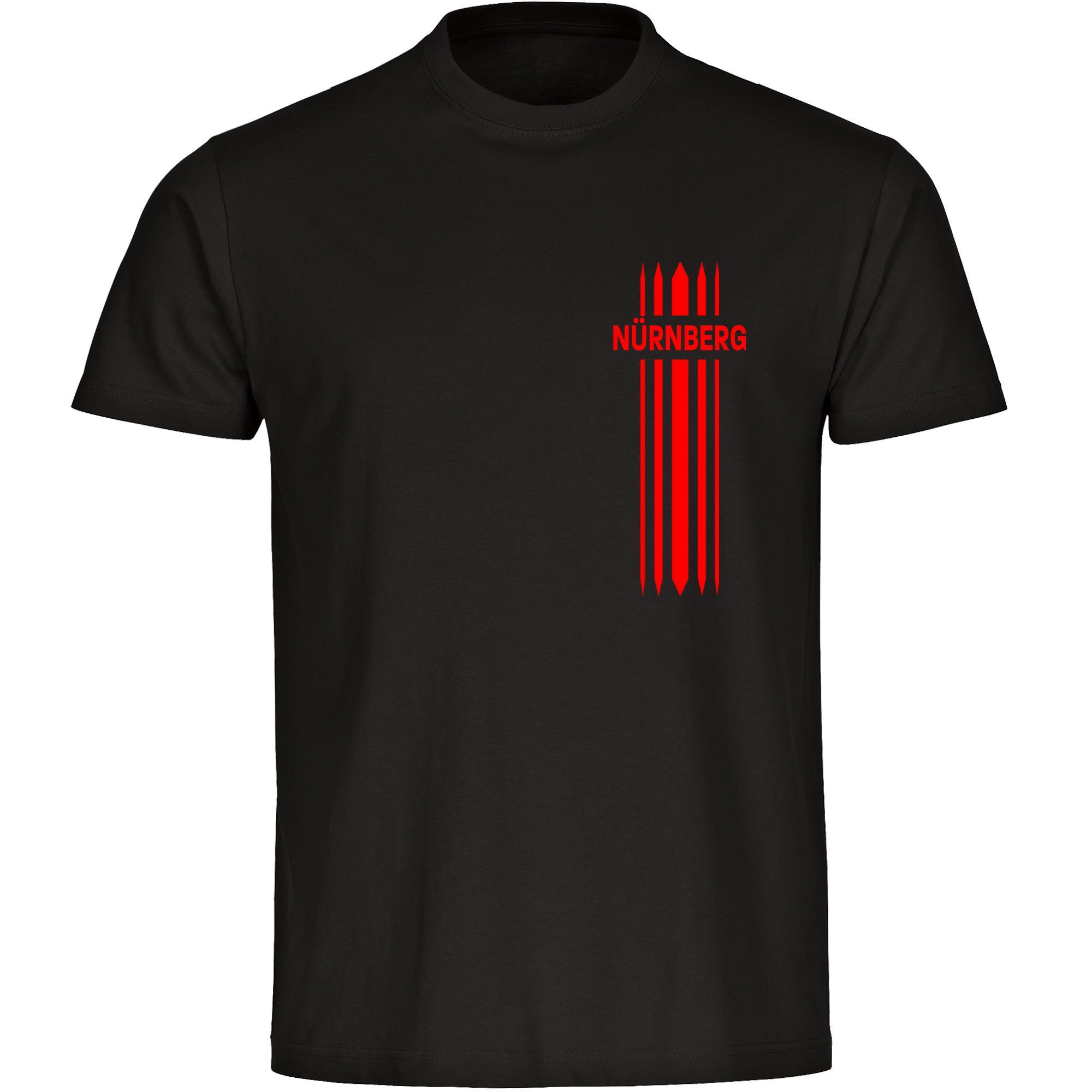 T-Shirt Herren Nürnberg - Streifen - Männer