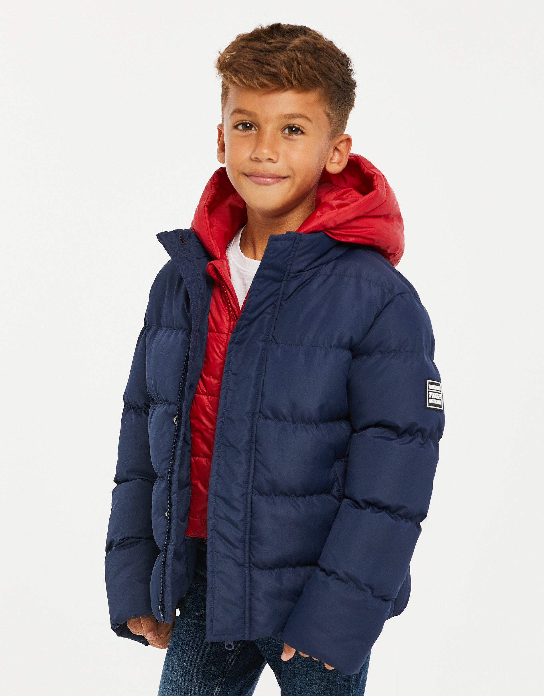 Threadboys Steppjacke THB Hooded Zipper with Welt Pct Minty (1-St) mit Kapuze