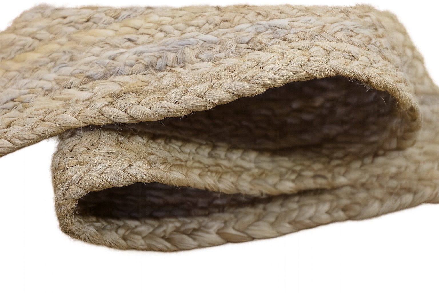 Wohnando Teppich MY-RUG Teppich Boho Circles, aus Jute & Baumwolle 80x80 cm,bunt, quadratisch, Höhe: 0 mm, handgewebt, Natürliches Material, Boho-Stil, wendbar