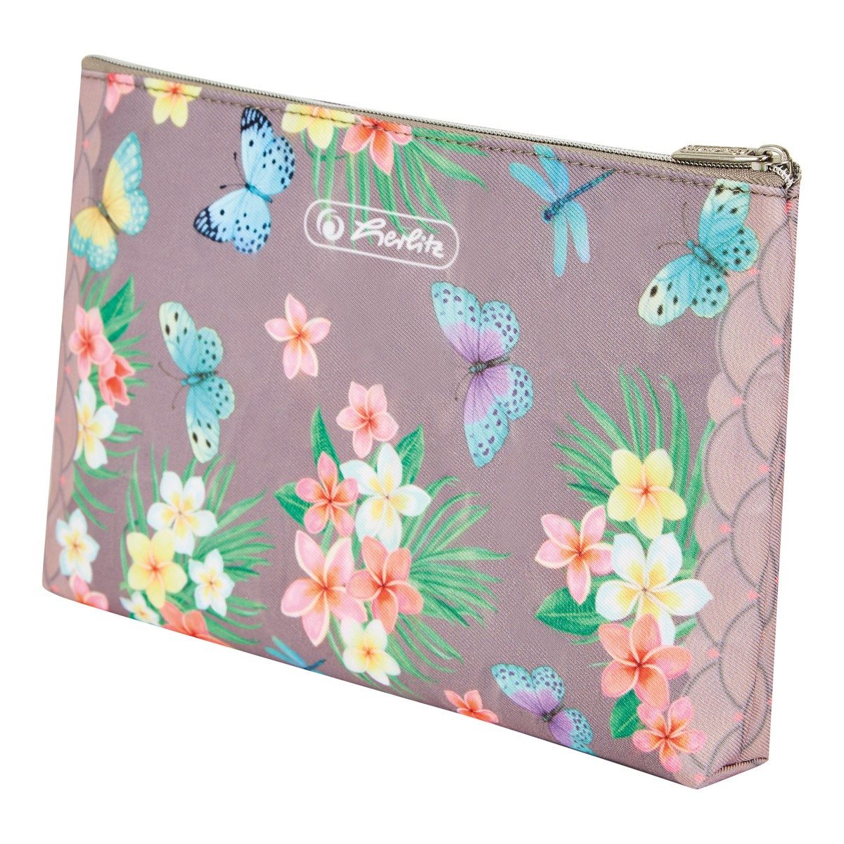 HAMELIN PAPERBRANDS Federtasche herlitz Faulenzer flach Ladylike Butterflies