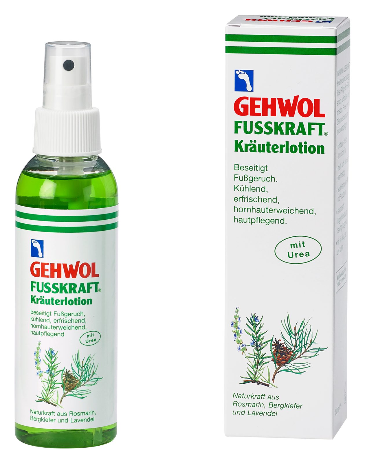 Gehwol Fußlotion GEHWOL Fusskraft Kräuterlotion, erfrischt und beseitigt Fußgeruch