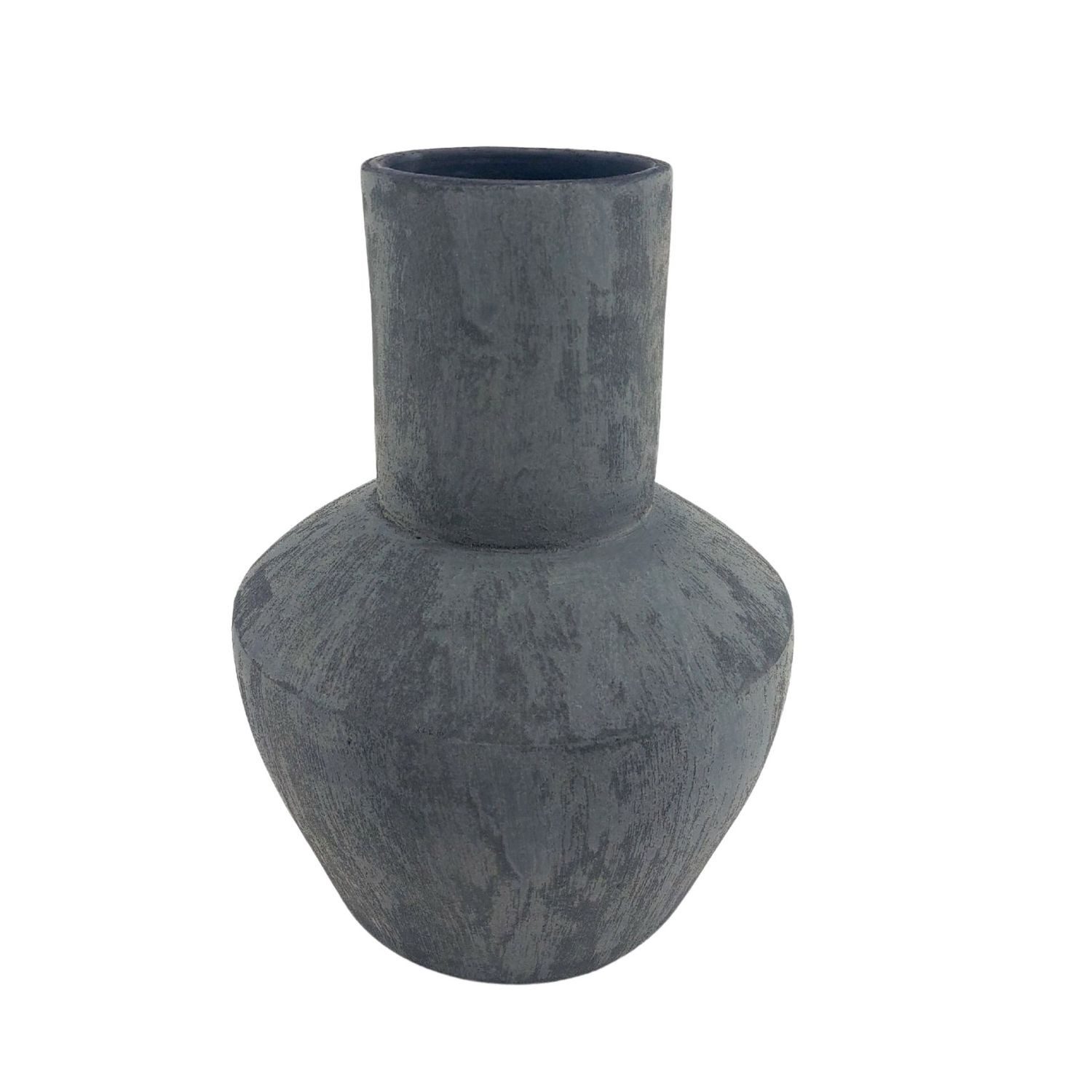 CreaFlor Home Bodenvase Avion Antraciet, Bodenvase 40cm, Grau, Einfarbig, H: 40cm