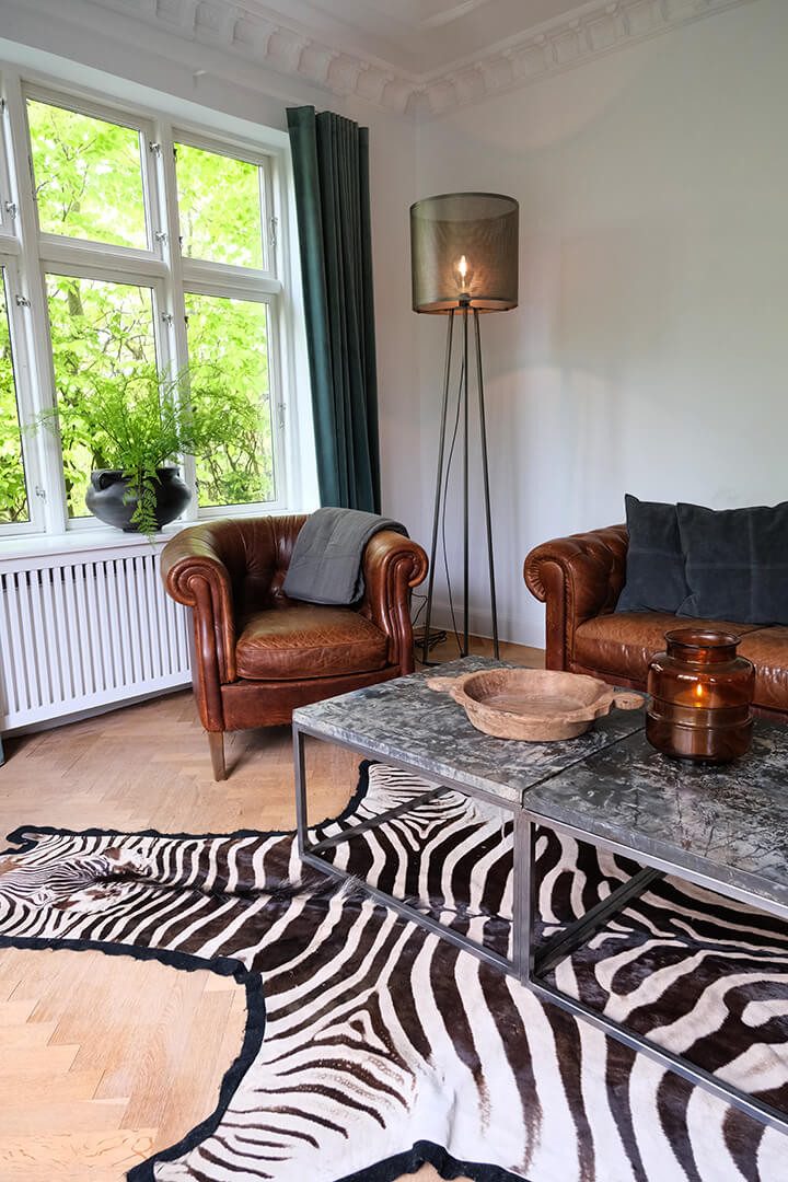 Trademark Living Lampenschirm Stehlampe mit perforiertem Schirm im Industriellem Look