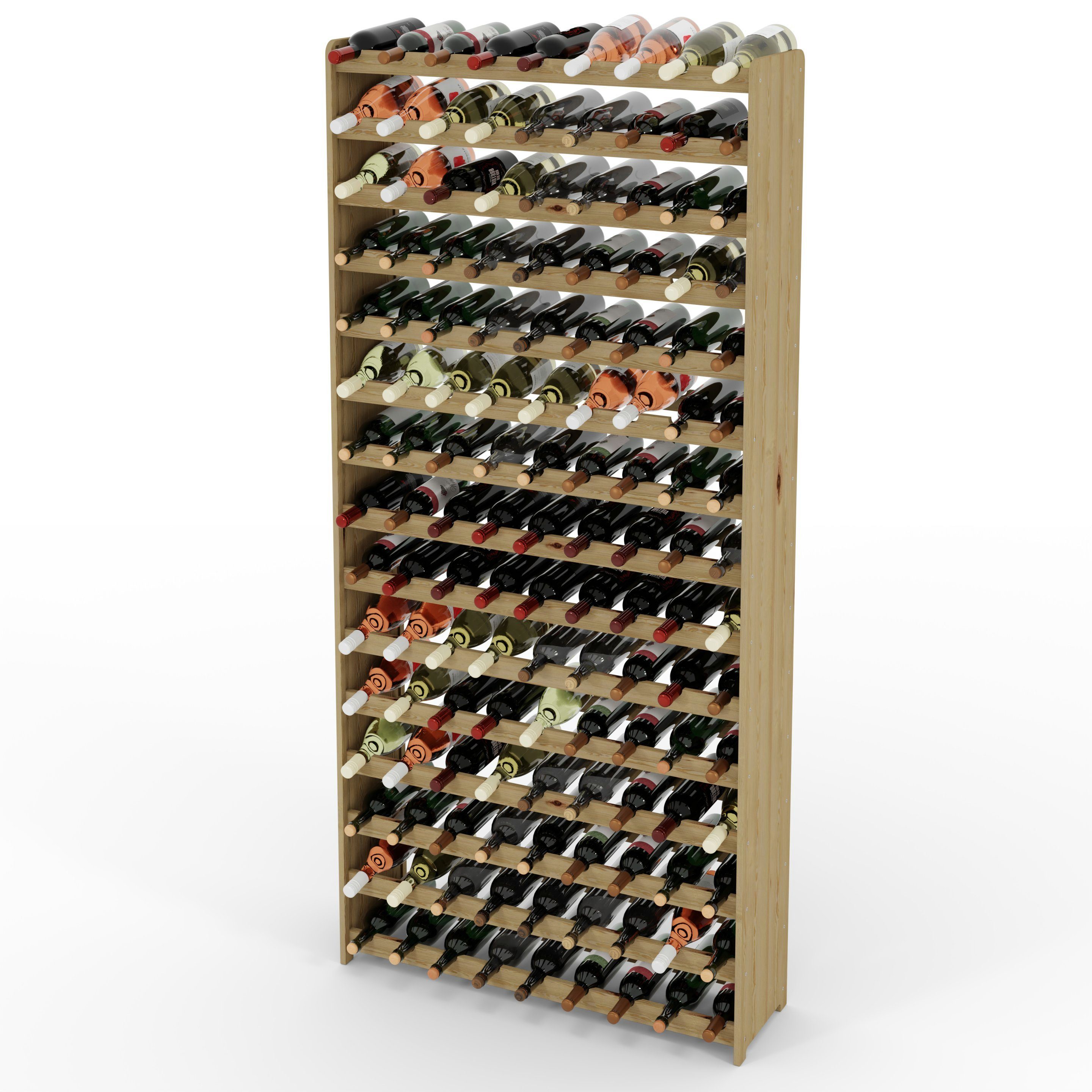 Lenmar Weinregal Weinregal Weinregal Holz Flaschenregal für 135 Flaschen Ma günstig online kaufen