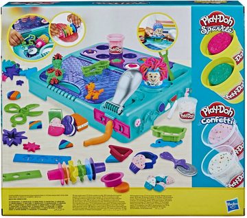 Hasbro Knete Kreativbox für unterwegs, mit 10 Dosen Play-Doh Knete