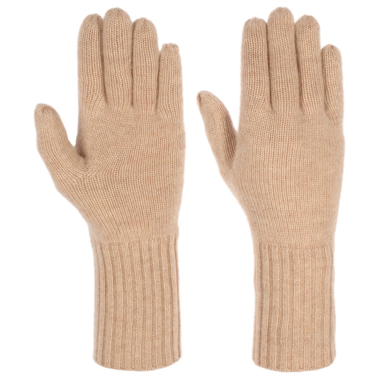 Seeberger Strickhandschuhe Handschuhe beige