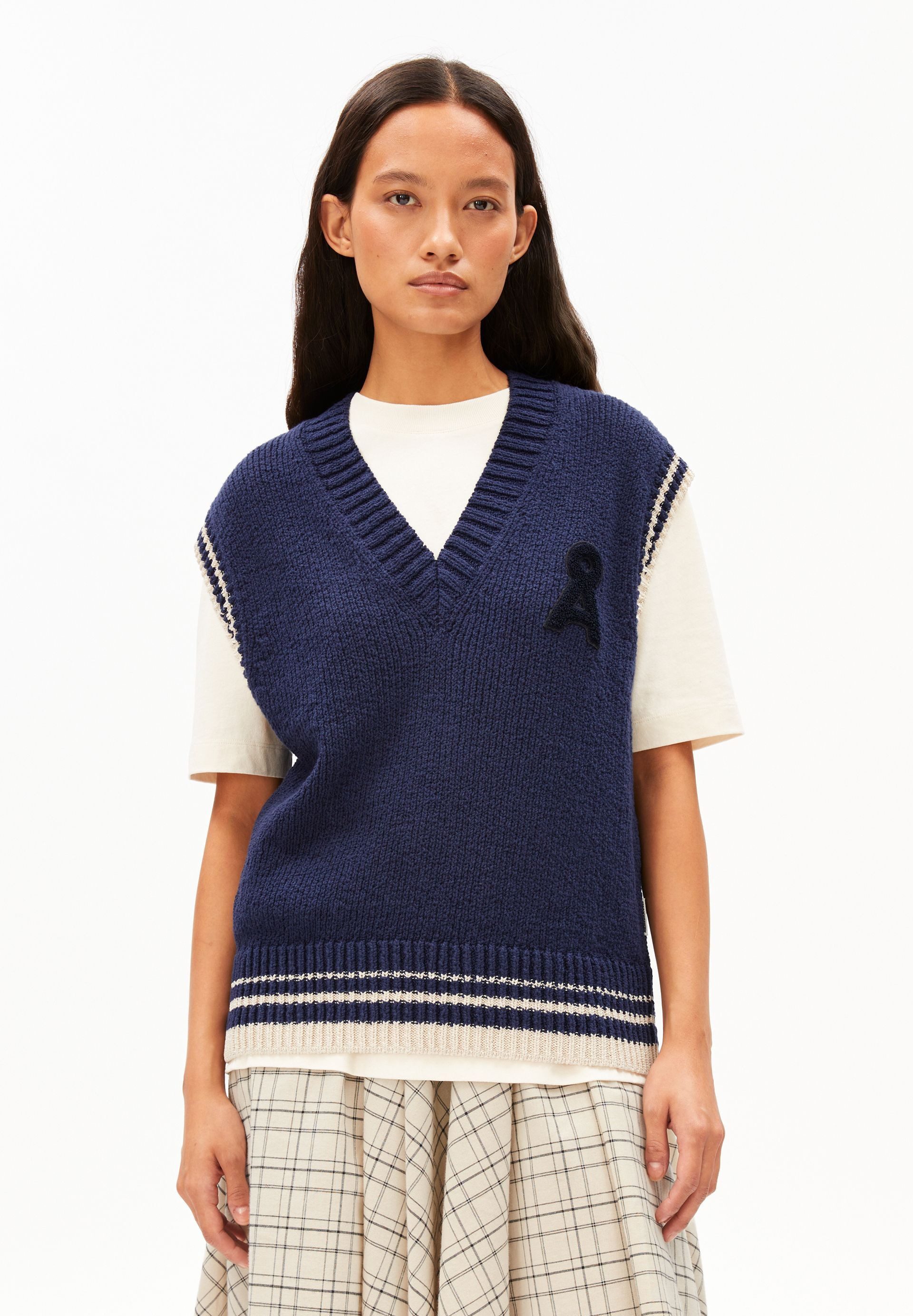 Armedangels Stricktop ICONIC Å COLLEGE Pullunder aus Bio-Baumwoll-Mix