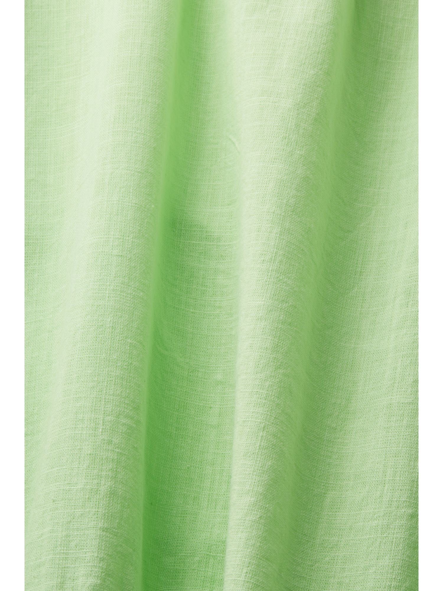 nachhaltiger Ärmeln Kurzarmbluse Esprit kurzen mit Bluse GREEN aus Baumwolle CITRUS
