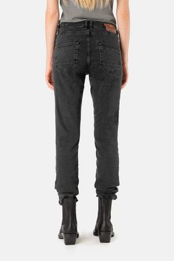 Mos Mosh Slim-fit-Jeans Naomi Gringio mit Logo-Batch