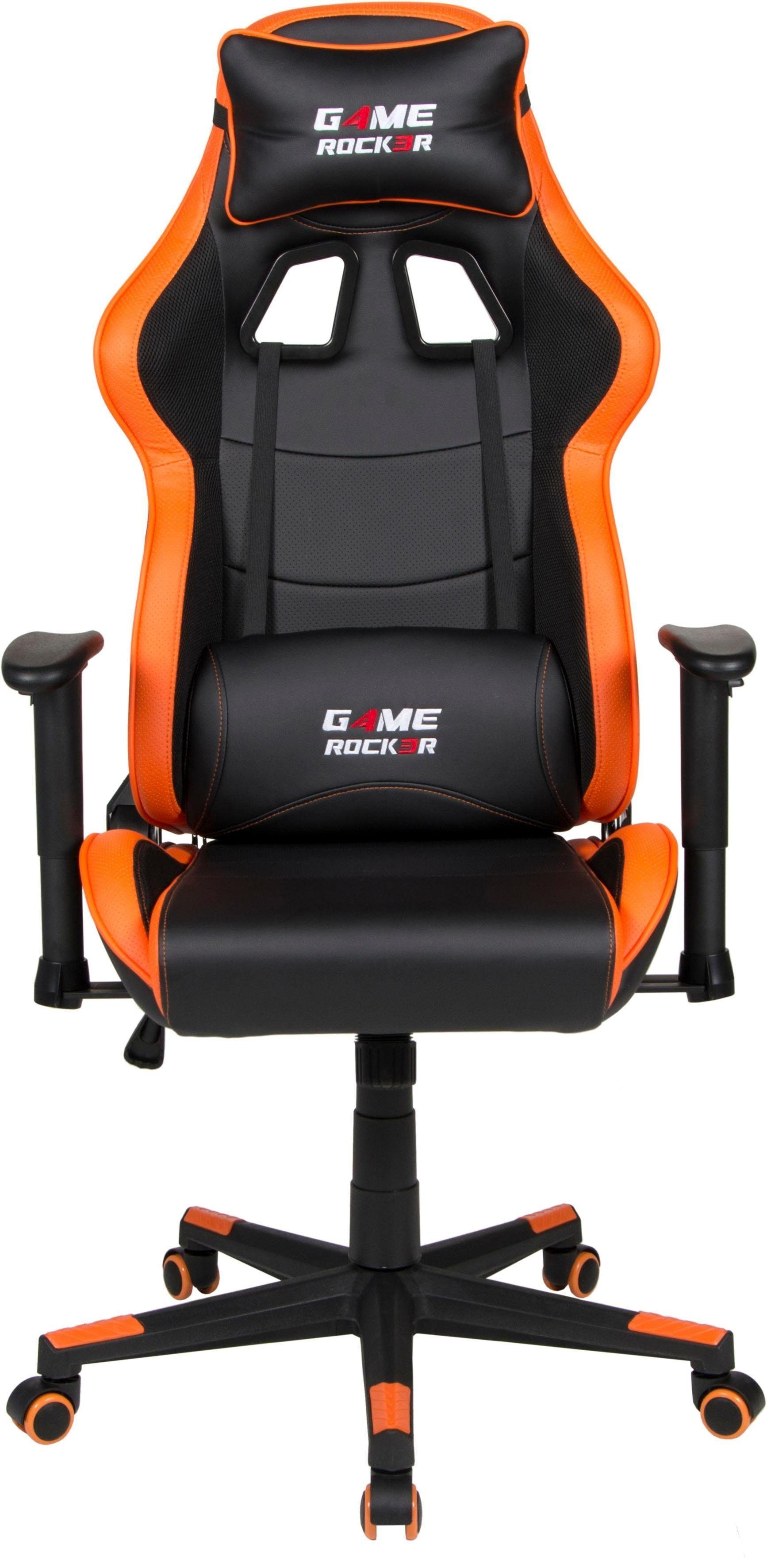 Duo Collection | schwarz/orange schwarz/orange G-10 Game-Rocker Gaming-Stuhl
