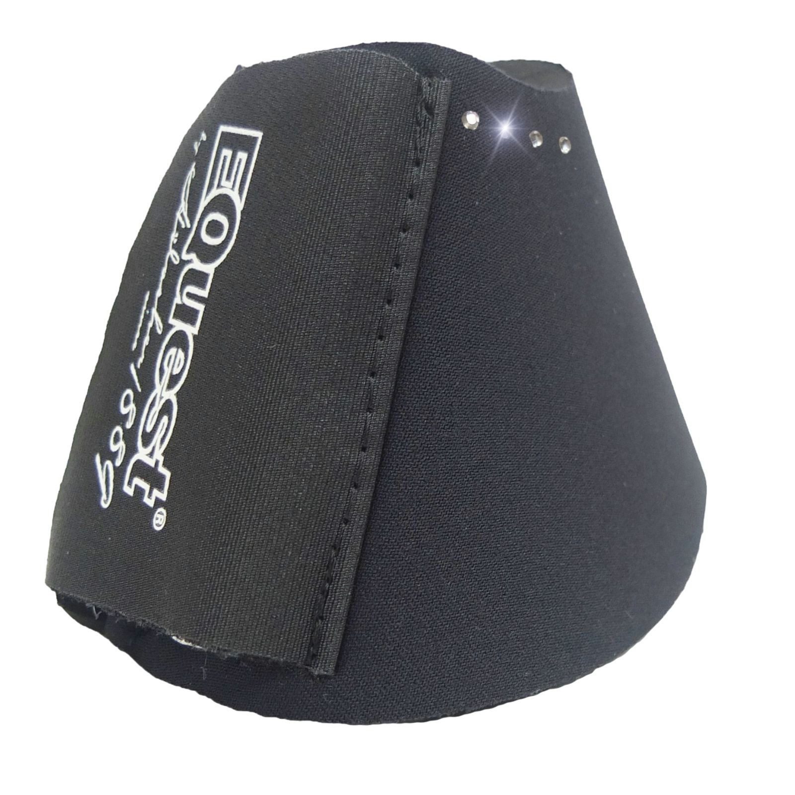 EQuest Сапоги-клеш Neopren Hufglocke Crystal, 2er Set, schwarz, M, Cob