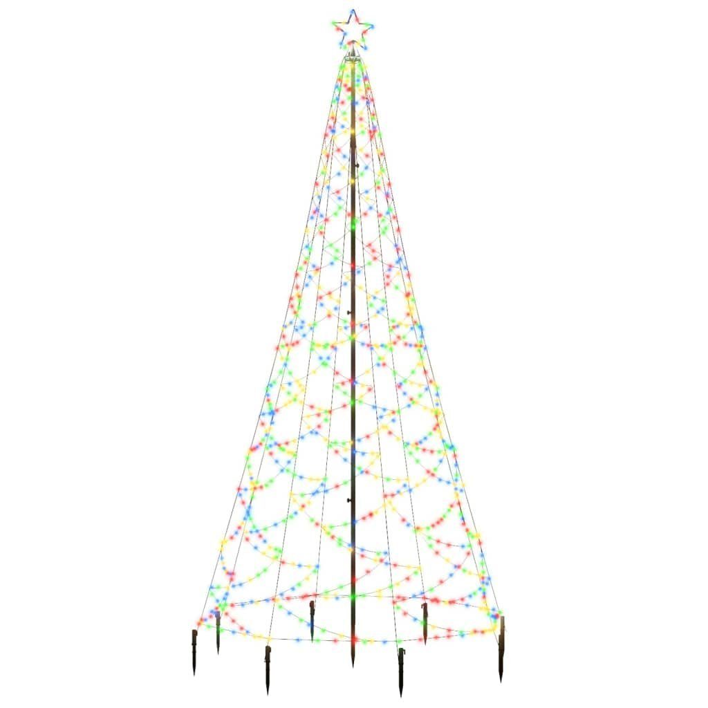 DOTMALL Christbaumschmuck H300cm Leuchttanne LEDs 500 Lichterbaum Bunt LED-Weihnachtsbaum