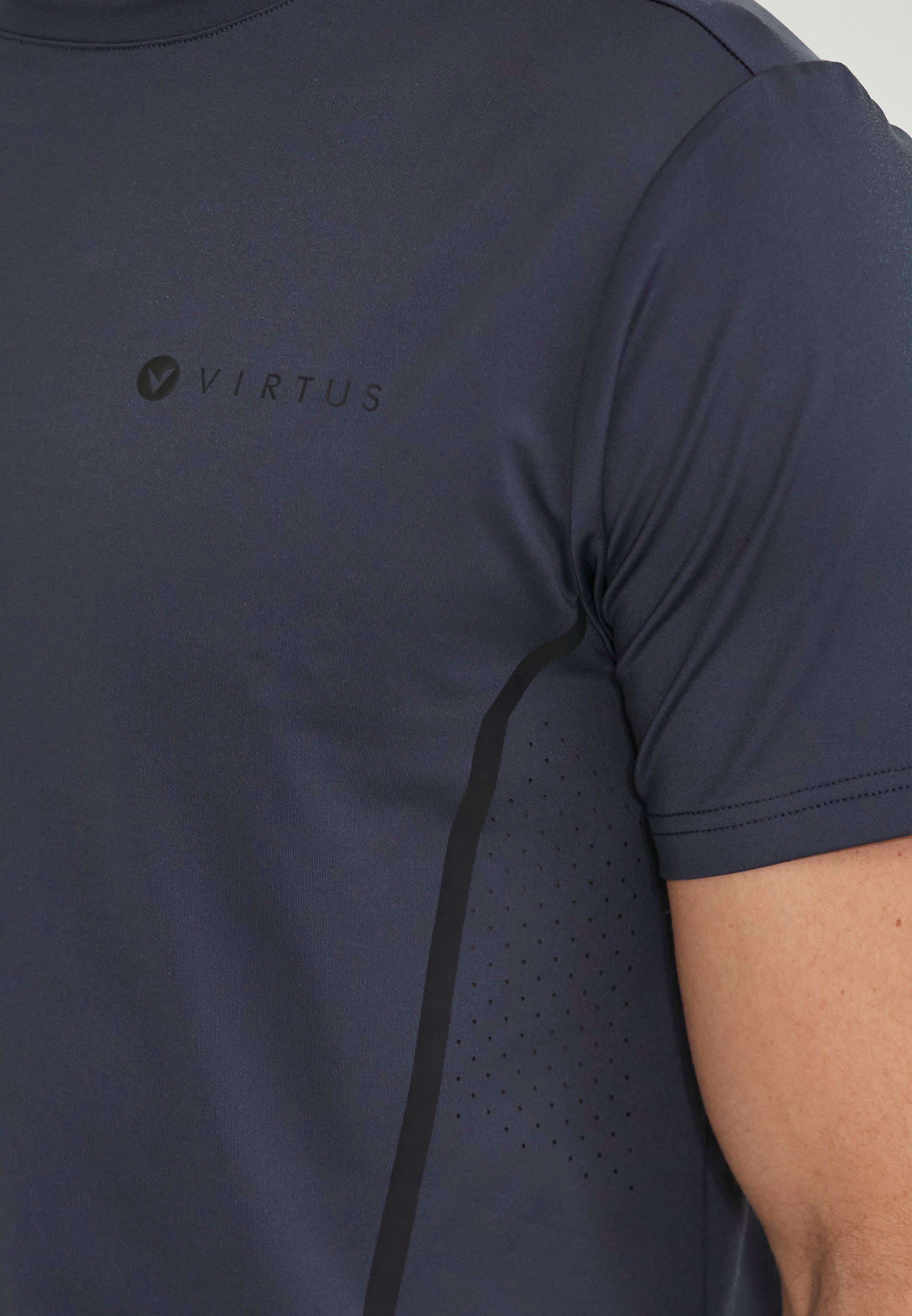 DRY-Technologie QUICK praktischer mit dunkelblau Seranto Virtus Fleeceshirt