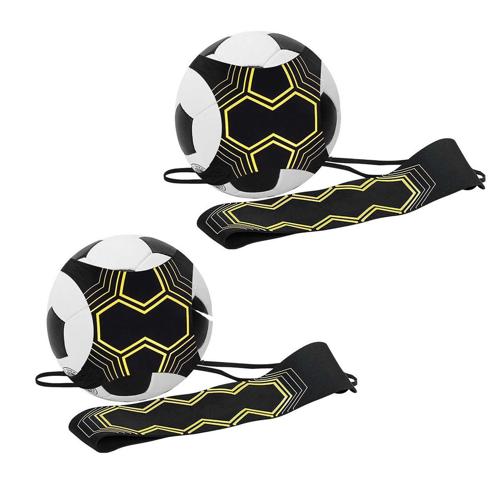 BlingBin Trainingshilfe Fußball Kick Trainer, Einstellbare Fußball Training Taille Gürtel, Fußball Praxis Ausrüstung Geeignet für Fußbälle der Größen 3, 4 und 5