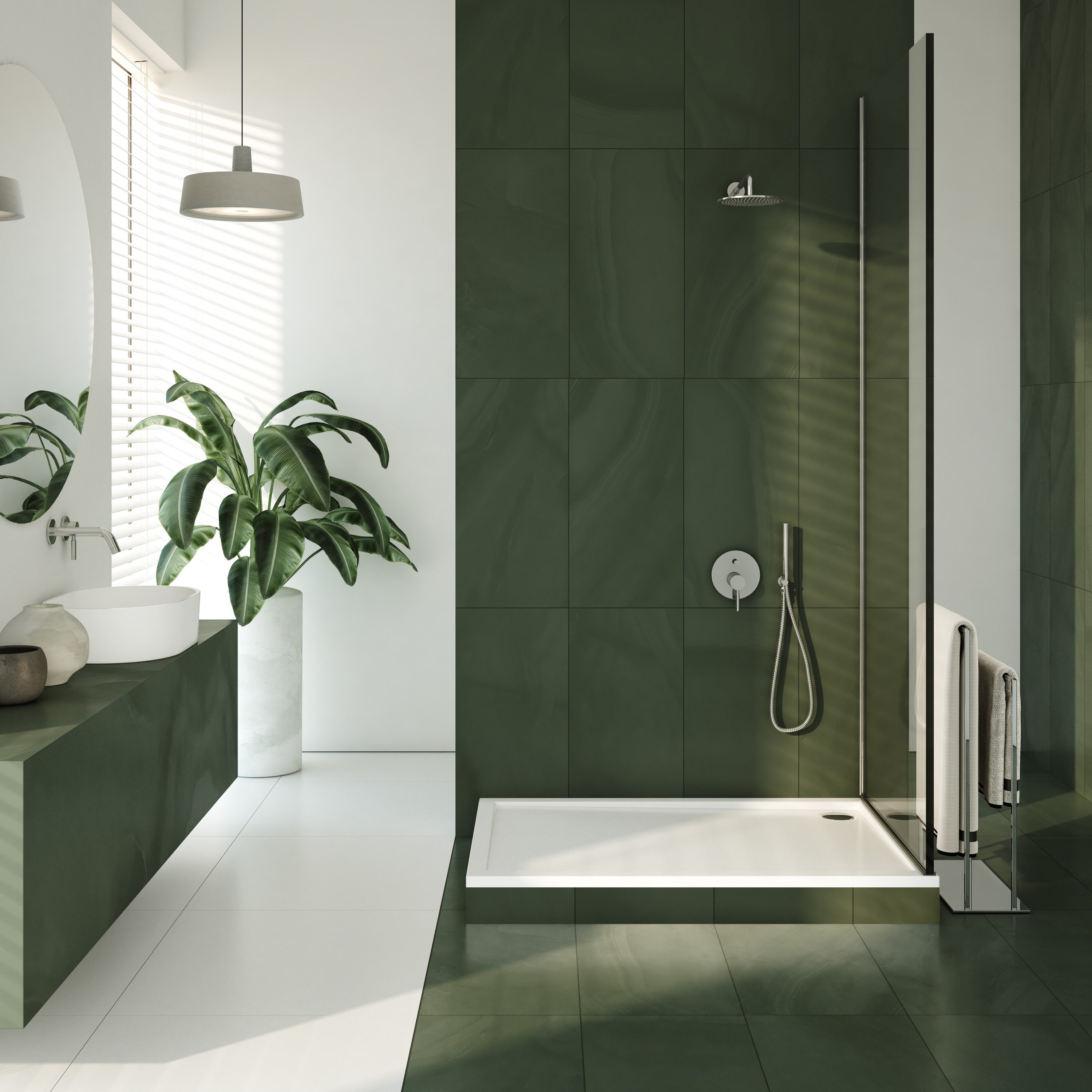 Aquabad® Duschwanne BASIC Smooth White, Rechteck, Acryl, 1-St., Duschwanne günstig online kaufen