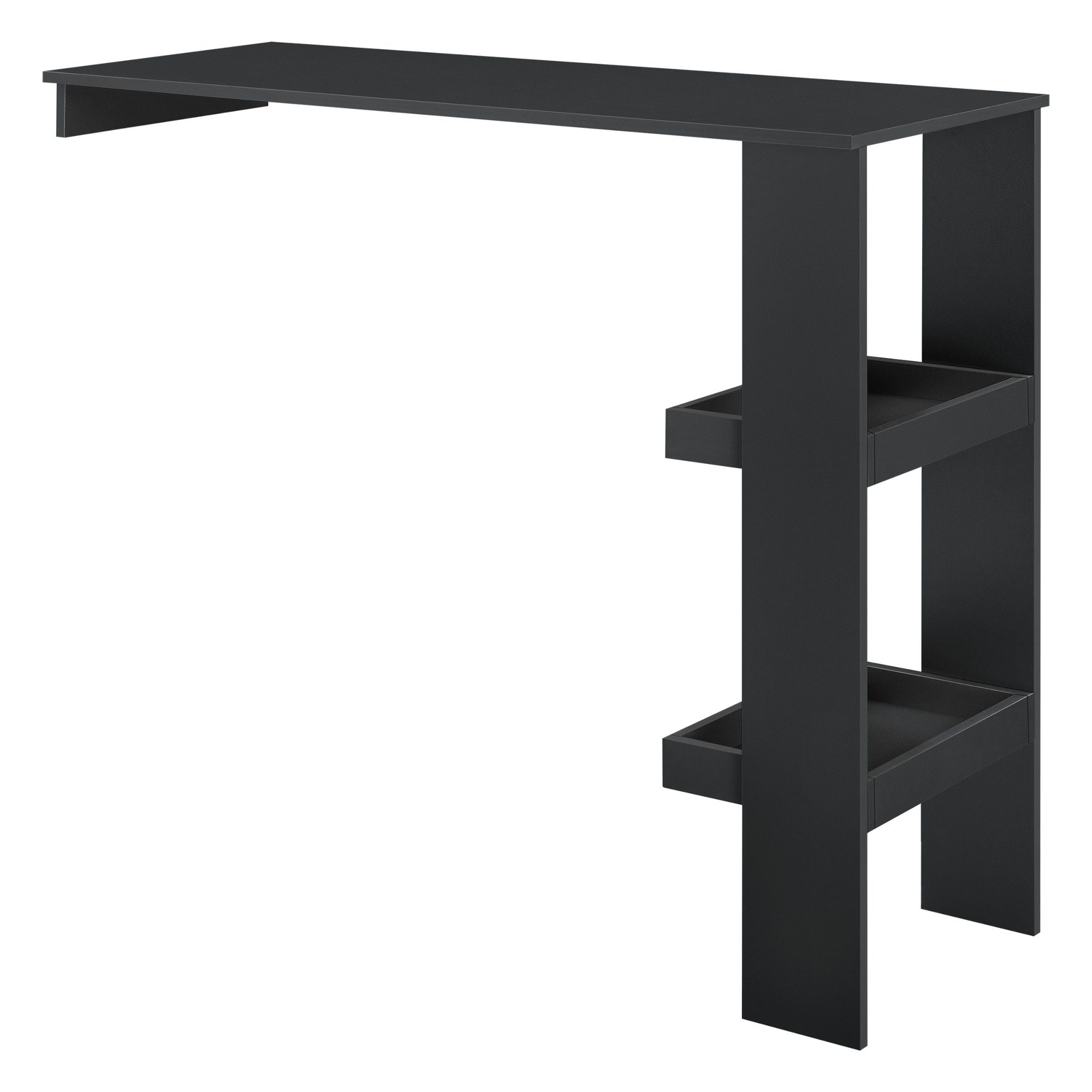 en.casa Bartisch, Sölvesborg Stehtisch 120x45x106cm Schwarz günstig online kaufen