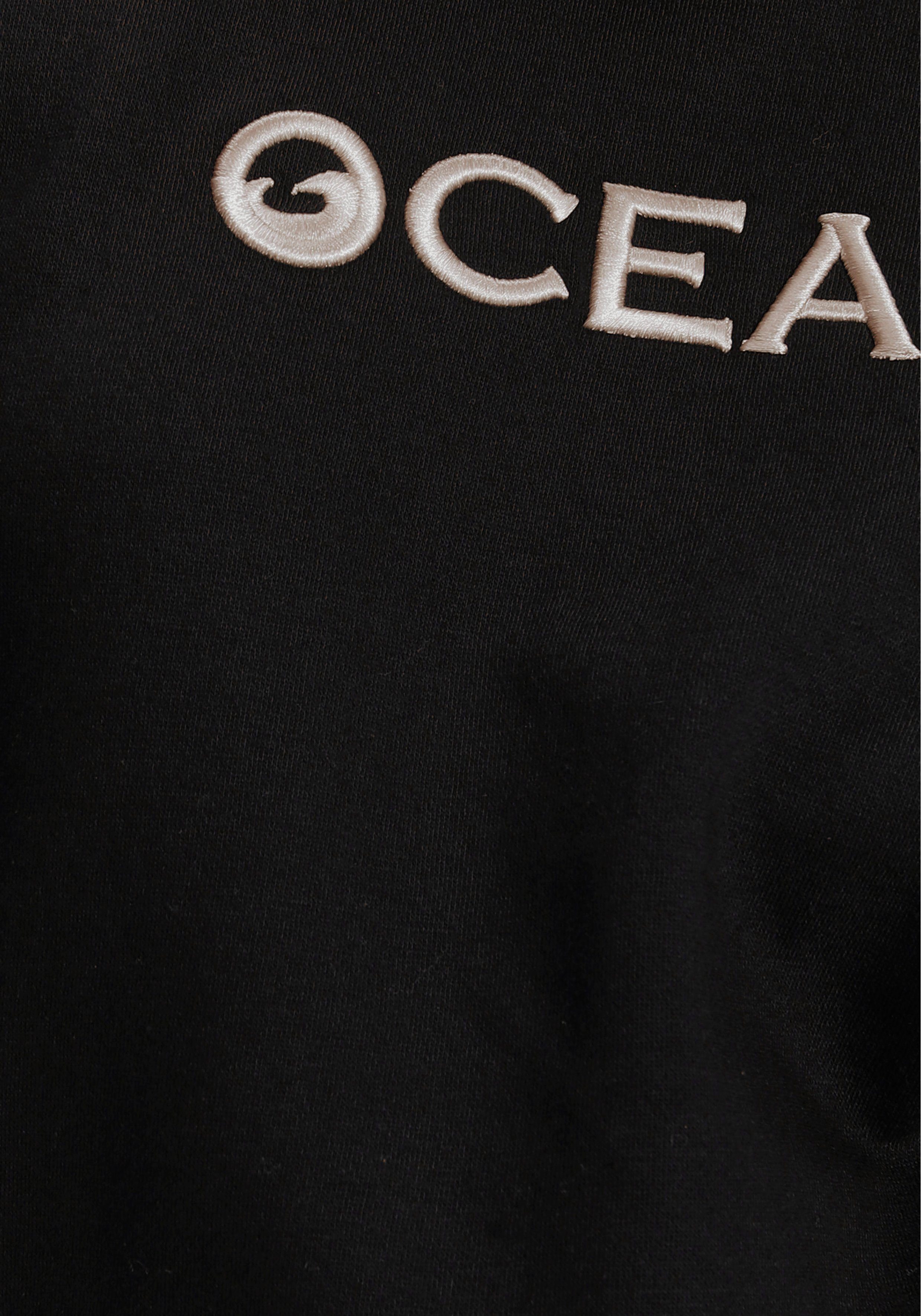 Jogginganzug Baumwolle reiner Ocean aus Jogginghose Sportswear Longhoody + (2-tlg),