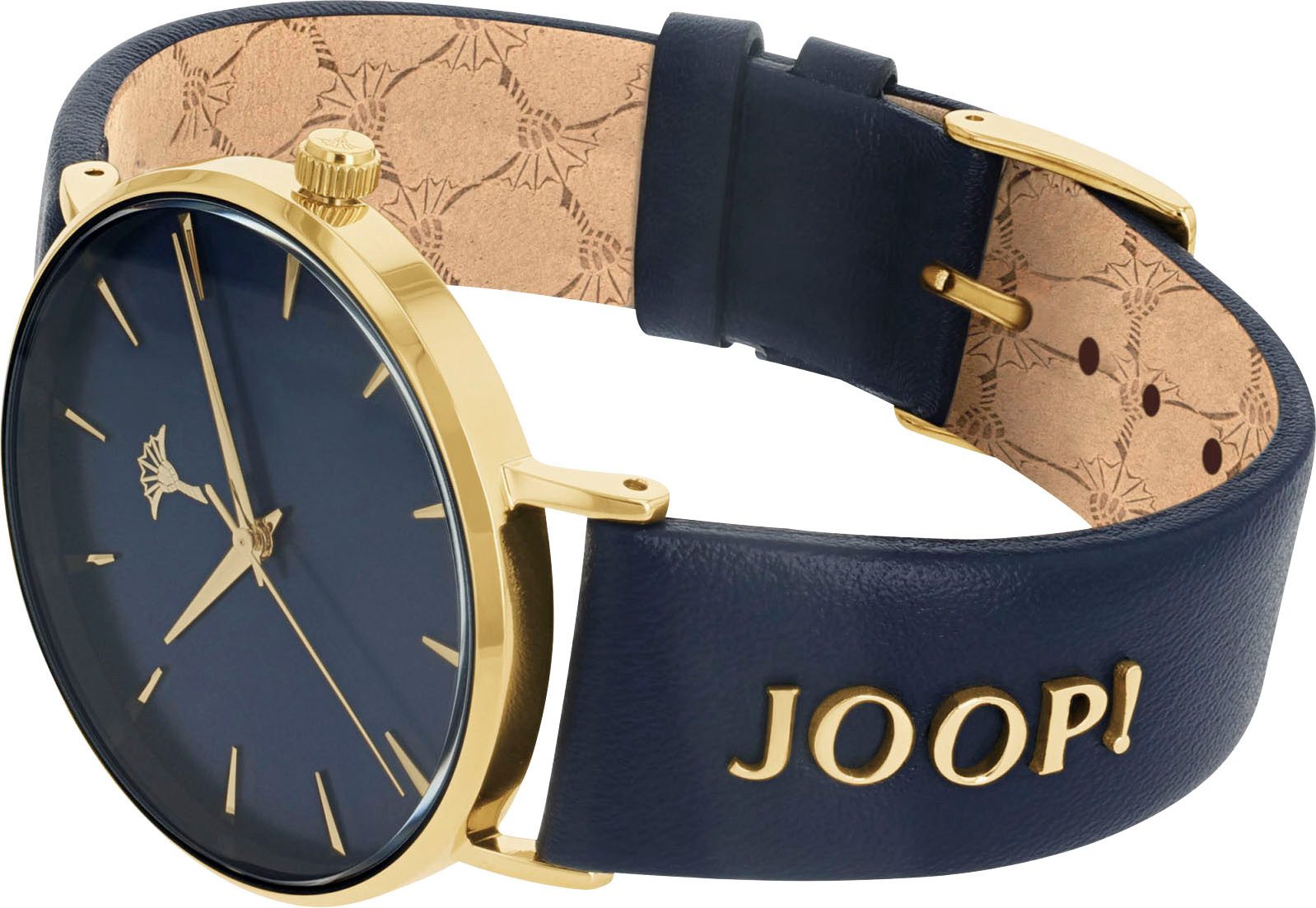 JOOP! Quarzuhr 2035048, Armbanduhr, Damenuhr, analog, Lederarmband günstig online kaufen