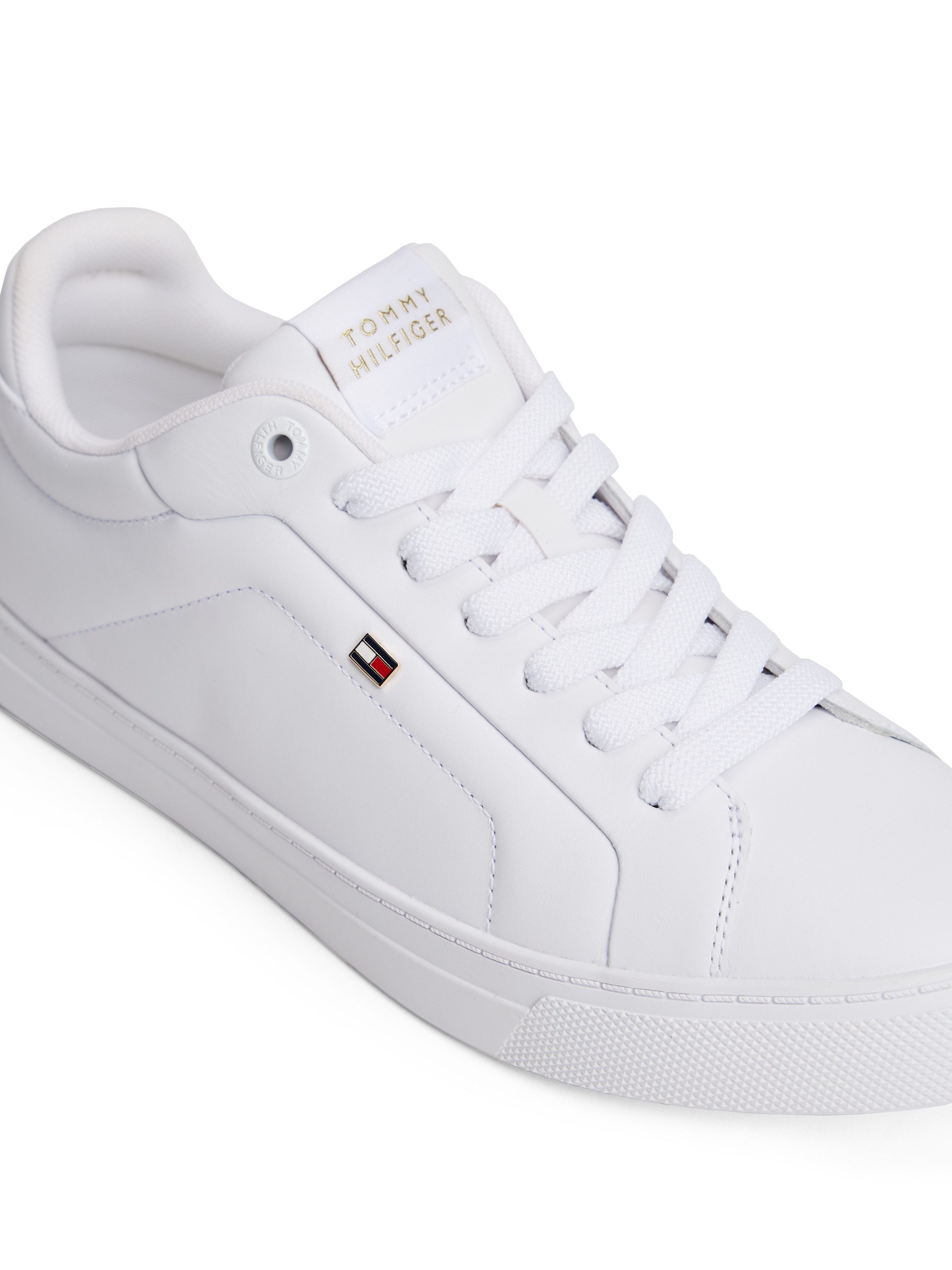 Tommy Hilfiger ICON COURT SNEAKER Plateausneaker Freizeitschuh, Halbschuh, Schnürschuh mit Flaggen-Logo