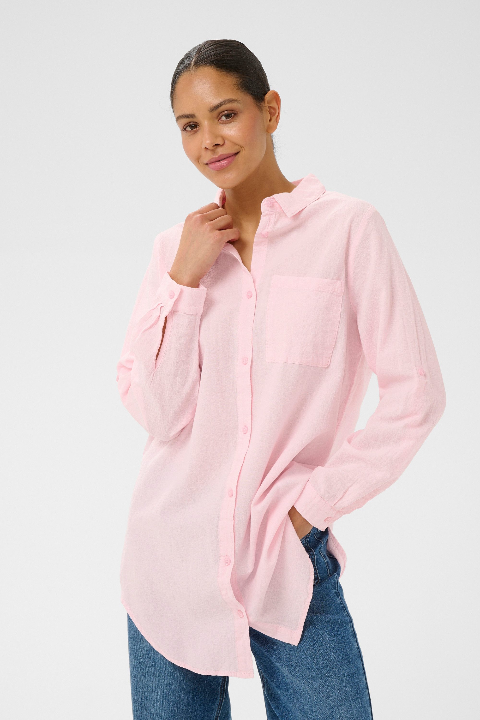 KAFFE Langarmhemd Langarm - Hemd KAnaya