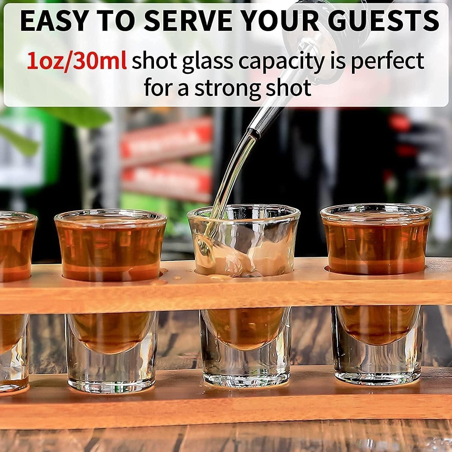 LuxusKollektion Schnapsglas Schnapsgläser-Set 30ml 6 Stück Likör Shots Tequila Whisky Brandy Party