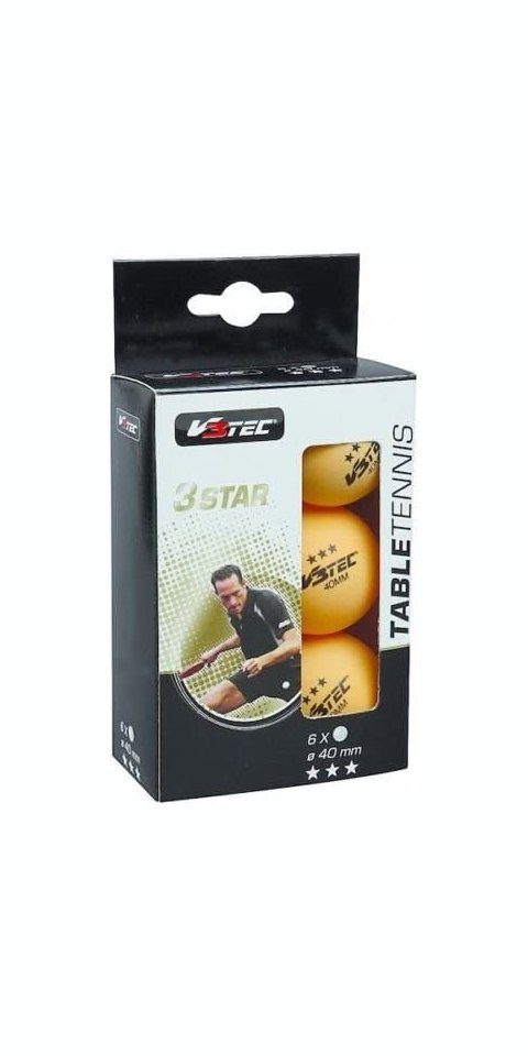 V3Tec Tischtennisball 3 STERN TT-Ball,orange | Sportbälle