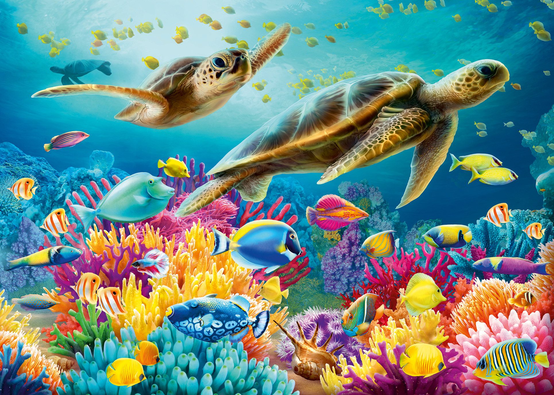 Ravensburger Puzzle Blaue Unterwasserwelt, 1000 Puzzleteile, Made in German günstig online kaufen