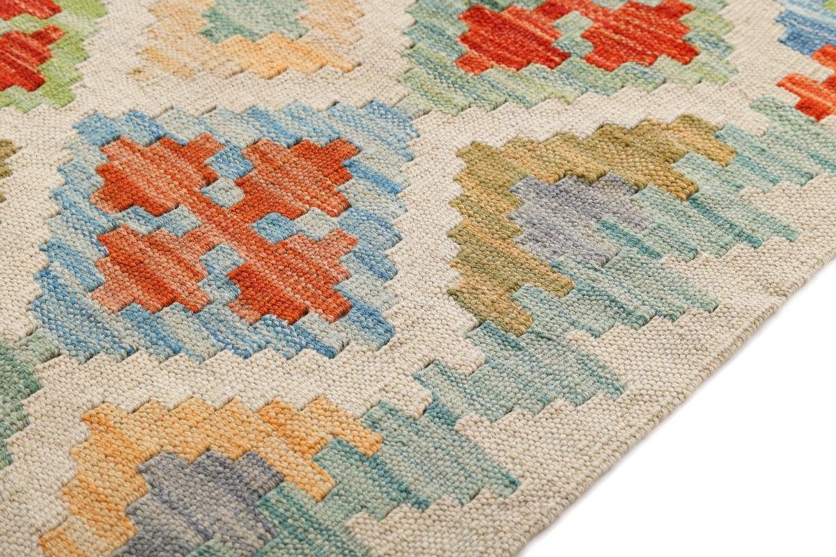 Afghan Handgewebter Orientteppich, 123x172 mm 3 Höhe: Kelim Nain Orientteppich rechteckig, Trading,
