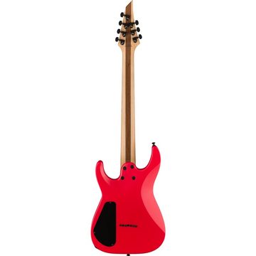 Jackson E-Gitarre, Pro Plus Dinky MDK HT7 Red with Black Bevels - E-Gitarre