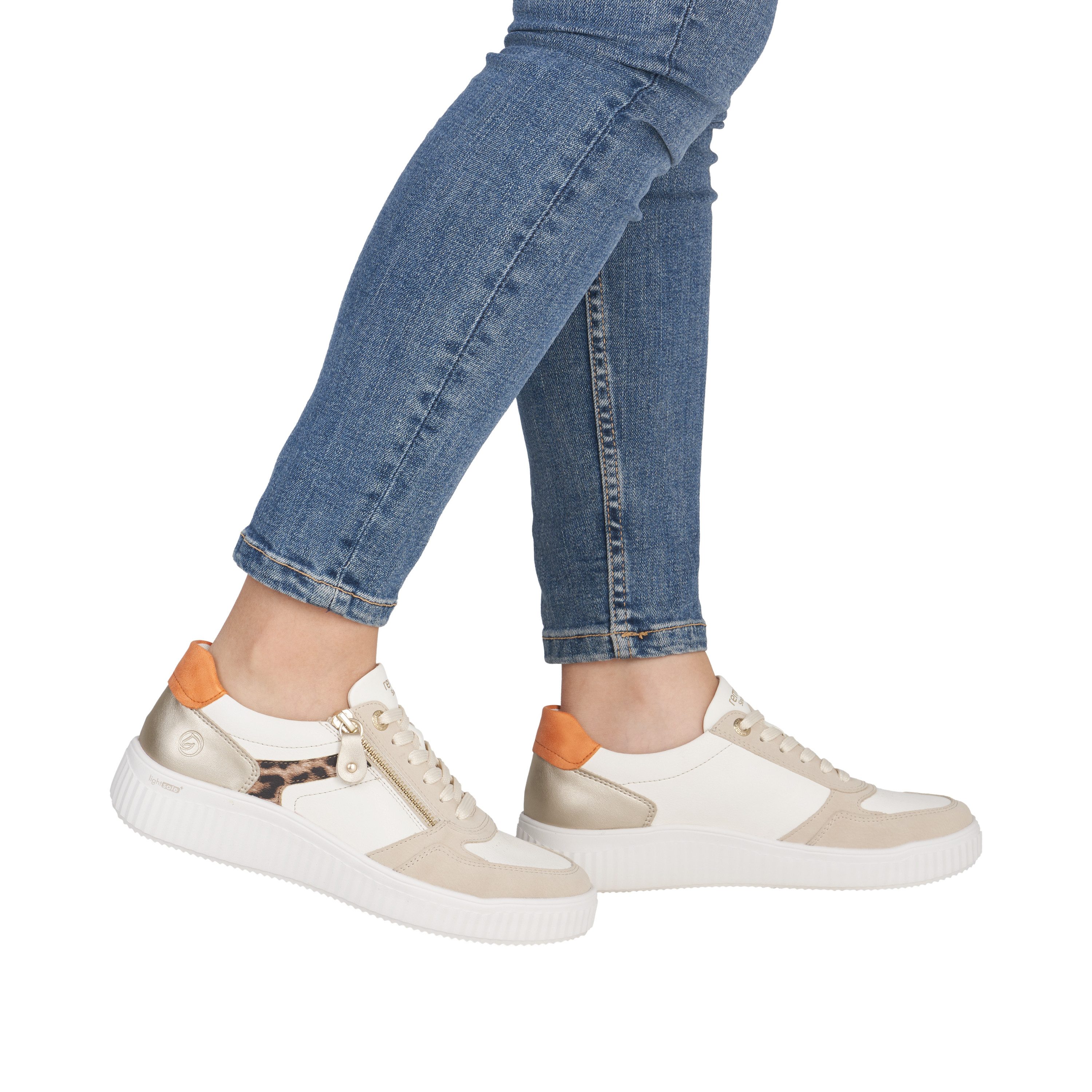 Remonte Plateausneaker Schnürschuh, Halbschuh, Freizeitsneaker mit Schaftrandpolsterung
